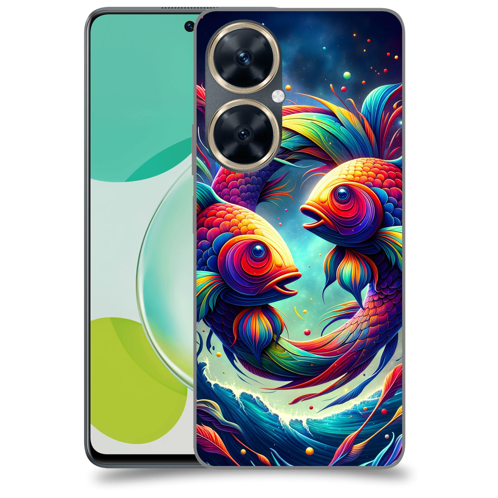 ACOVER Kryt na mobil HUAWEI Nova 11 - Ryby