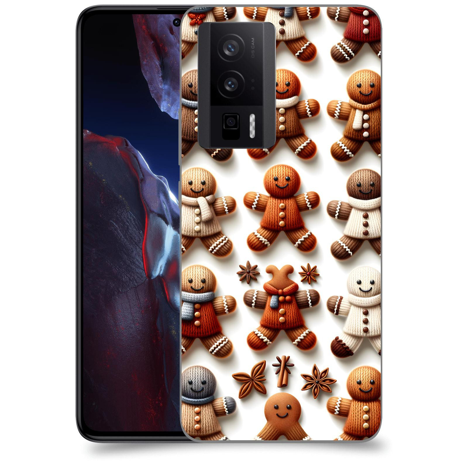 ACOVER Kryt na mobil Xiaomi Poco F5 Pro 5G - Perníčky 2