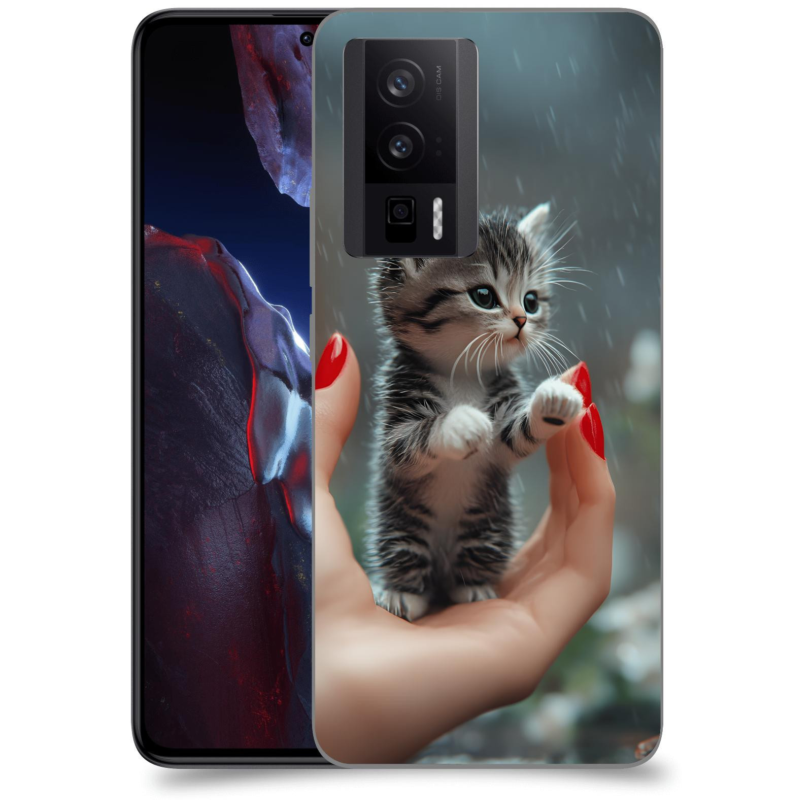ACOVER Kryt na mobil Xiaomi Poco F5 Pro 5G - Koťátko