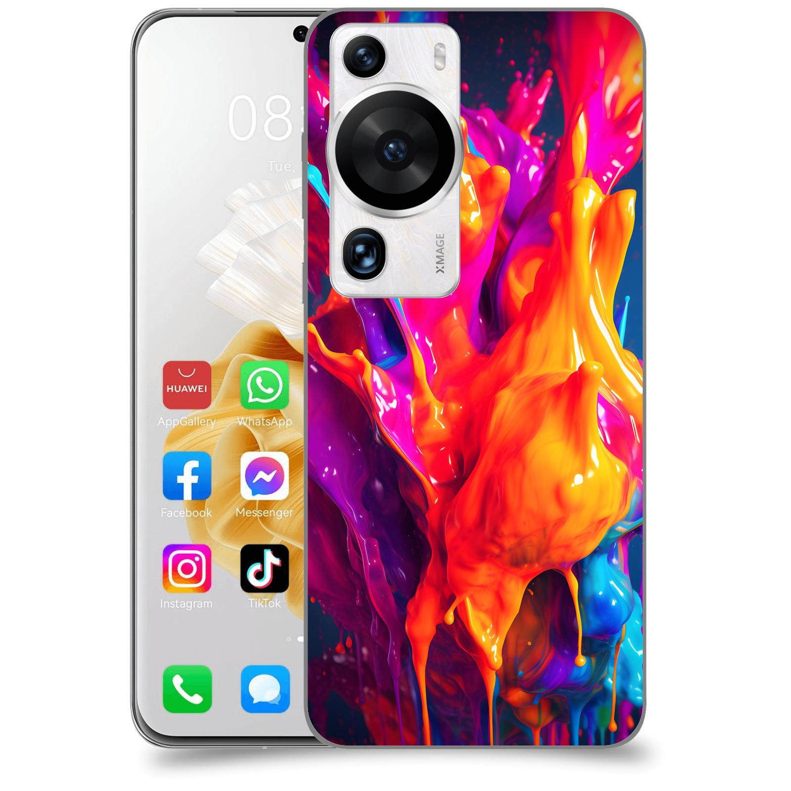 ACOVER Kryt na mobil Huawei P60 Pro - Beautiful Liquid I