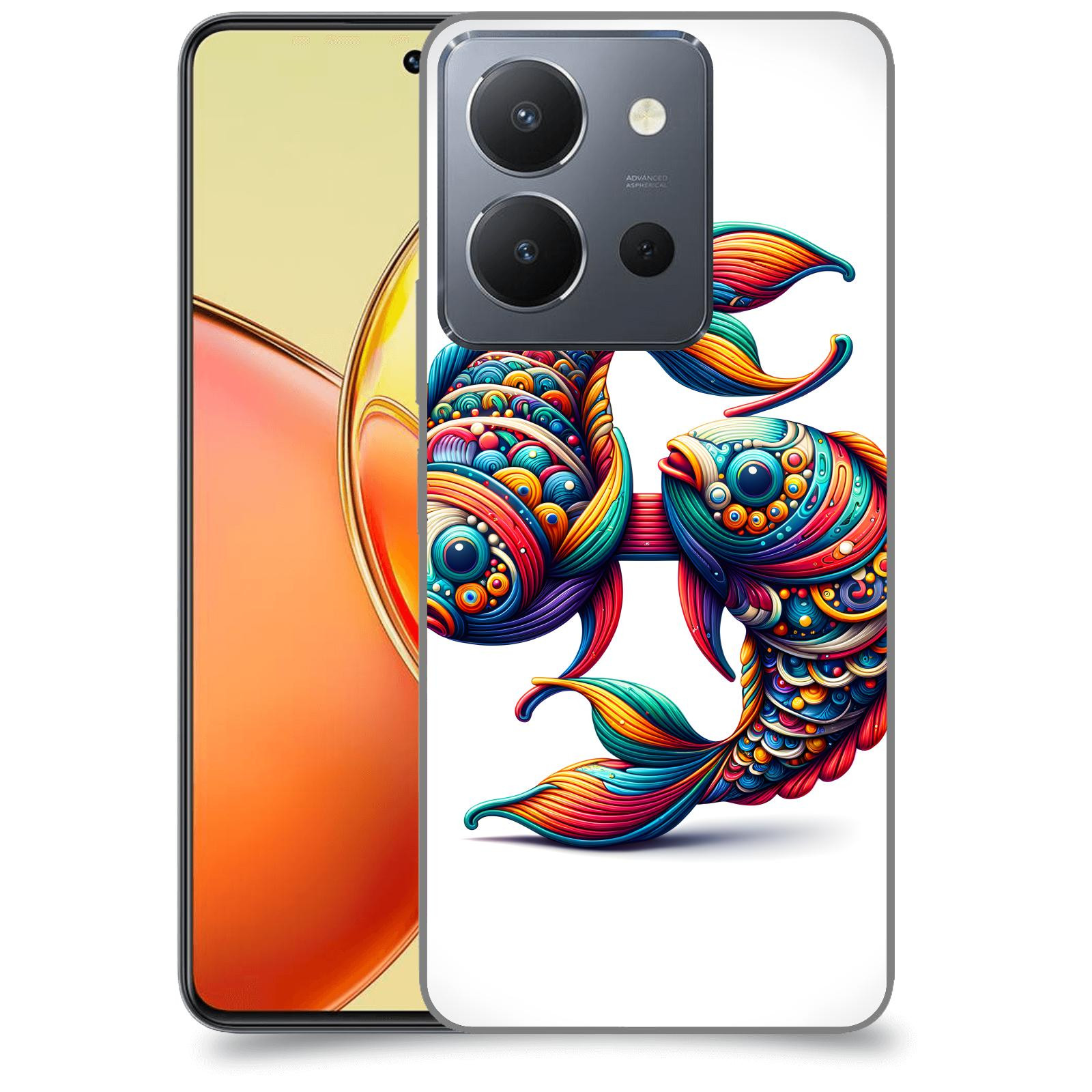 ACOVER Kryt na mobil Vivo Y36 - Ryby 2