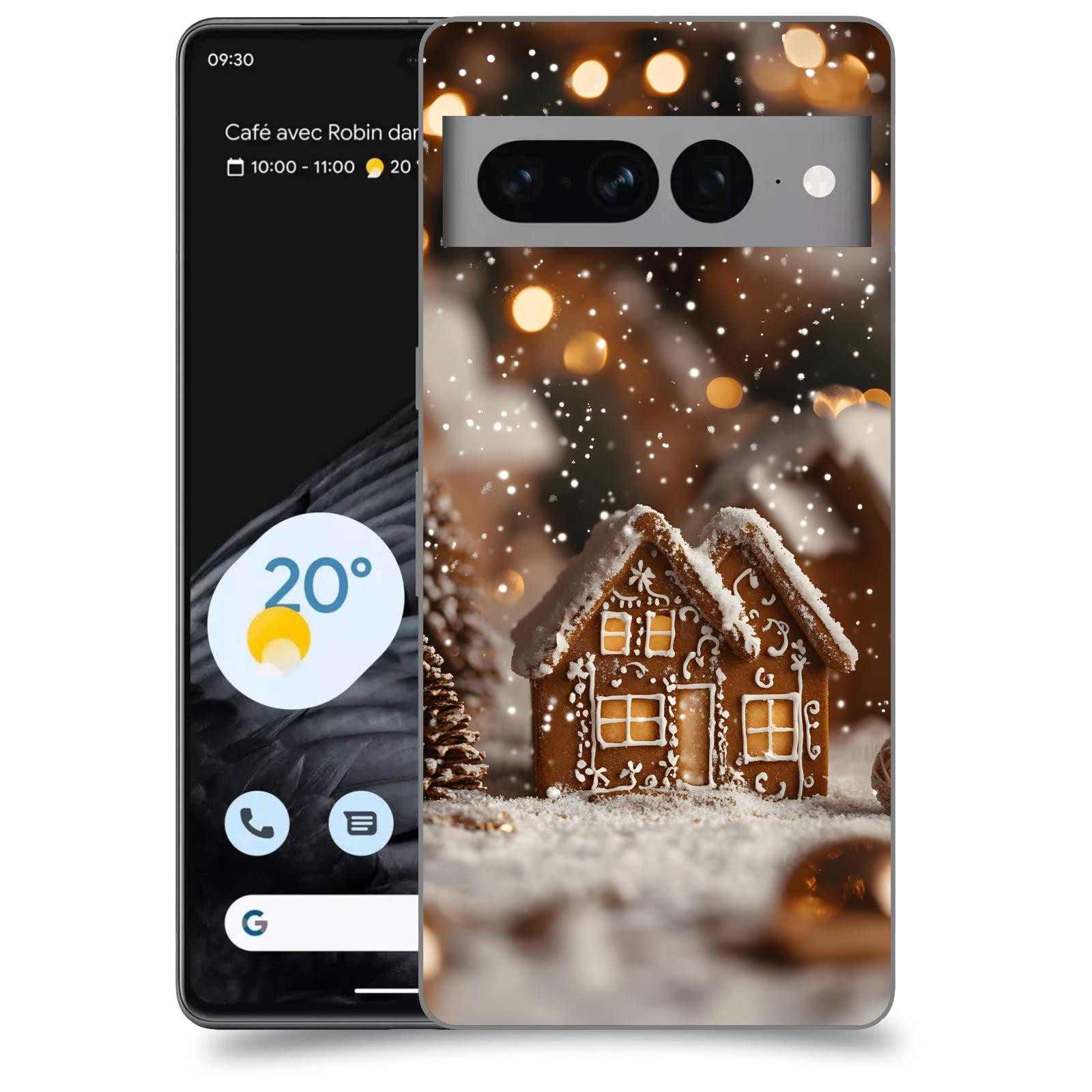 ACOVER Kryt na mobil Google pixel 7 pro - Perníková chaloupka