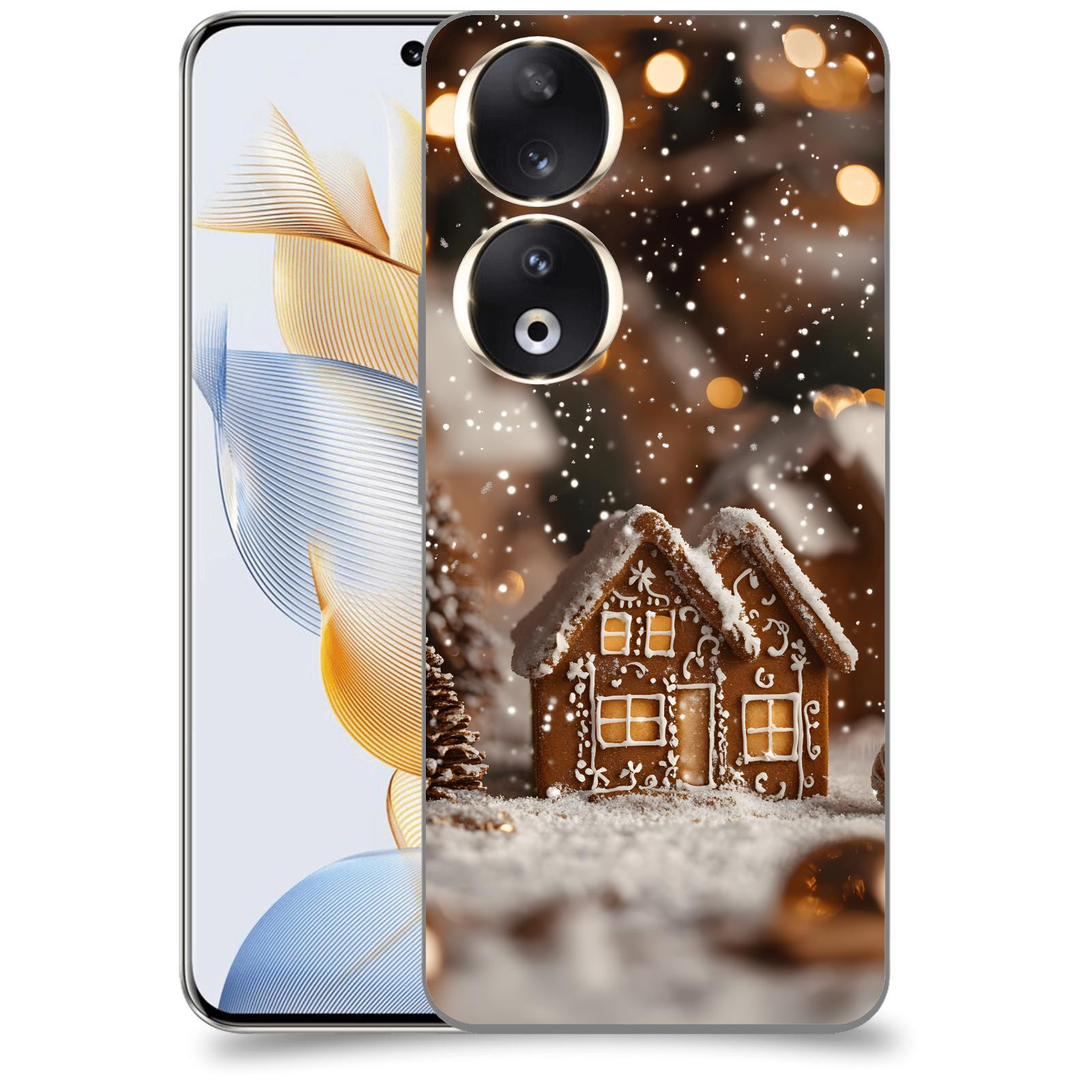 ACOVER Kryt na mobil Honor 90 - Perníková chaloupka