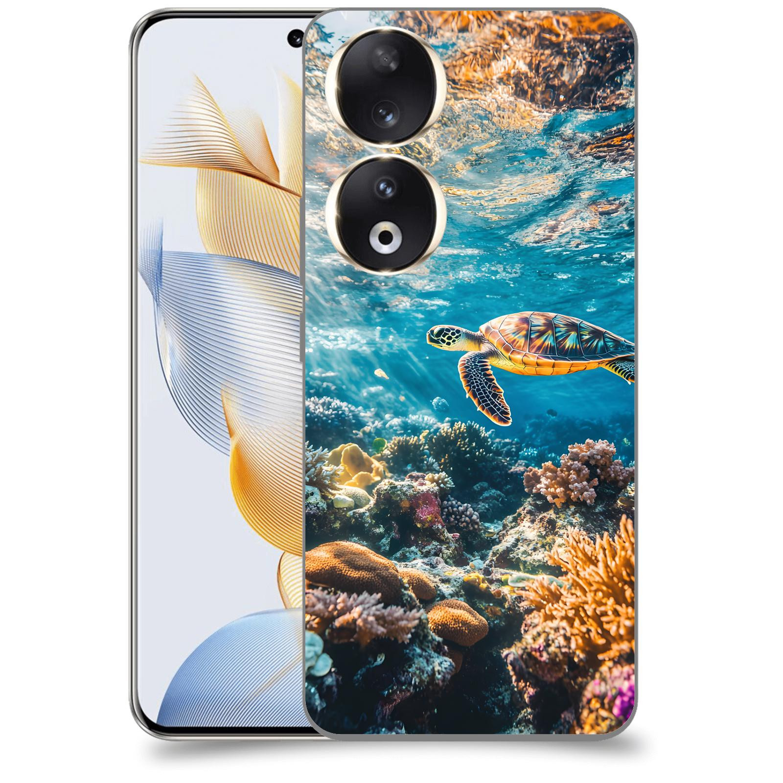 ACOVER Kryt na mobil Honor 90 - Želva