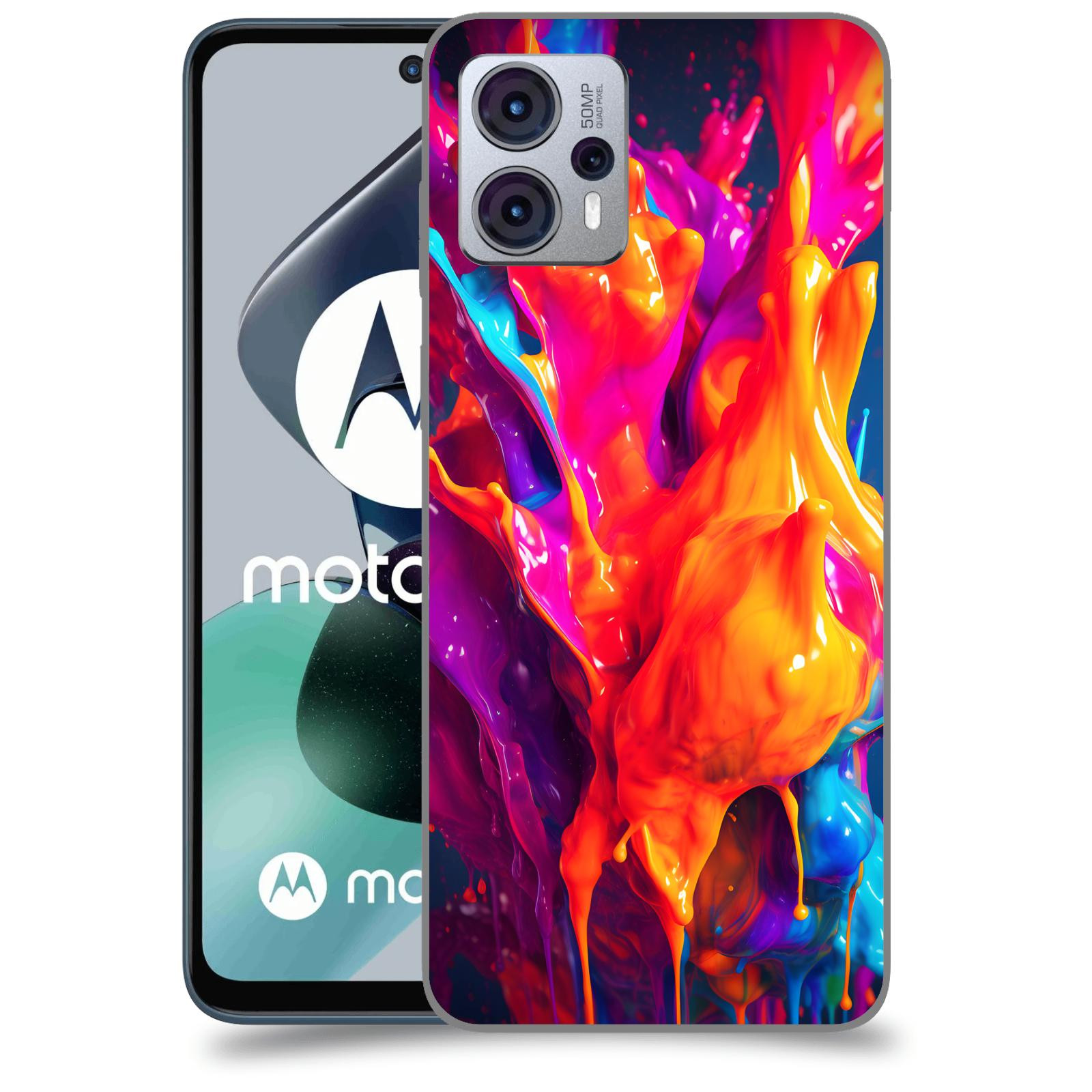 ACOVER Kryt na mobil Motorola Moto G23 - Beautiful Liquid I
