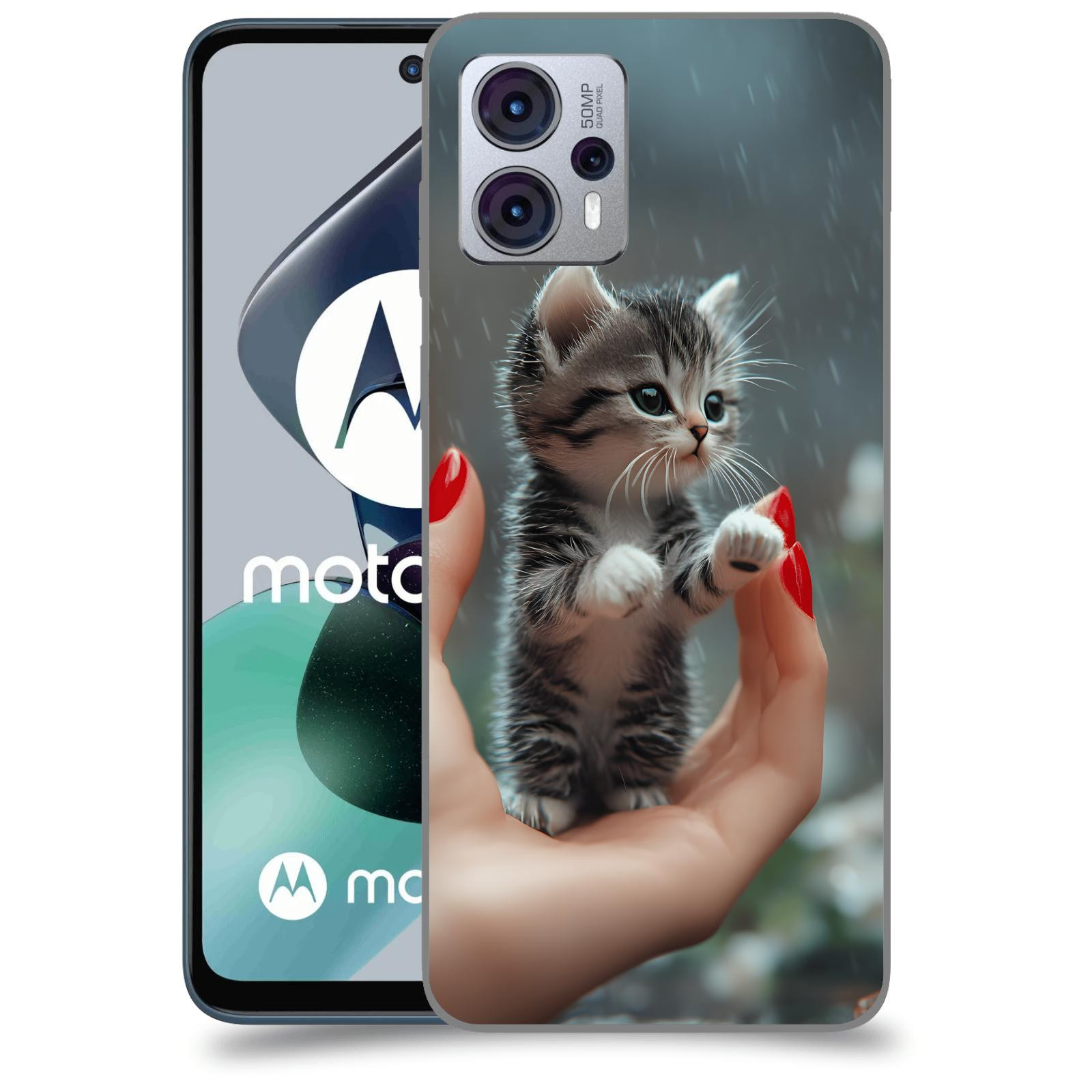 ACOVER Kryt na mobil Motorola Moto G23 - Koťátko