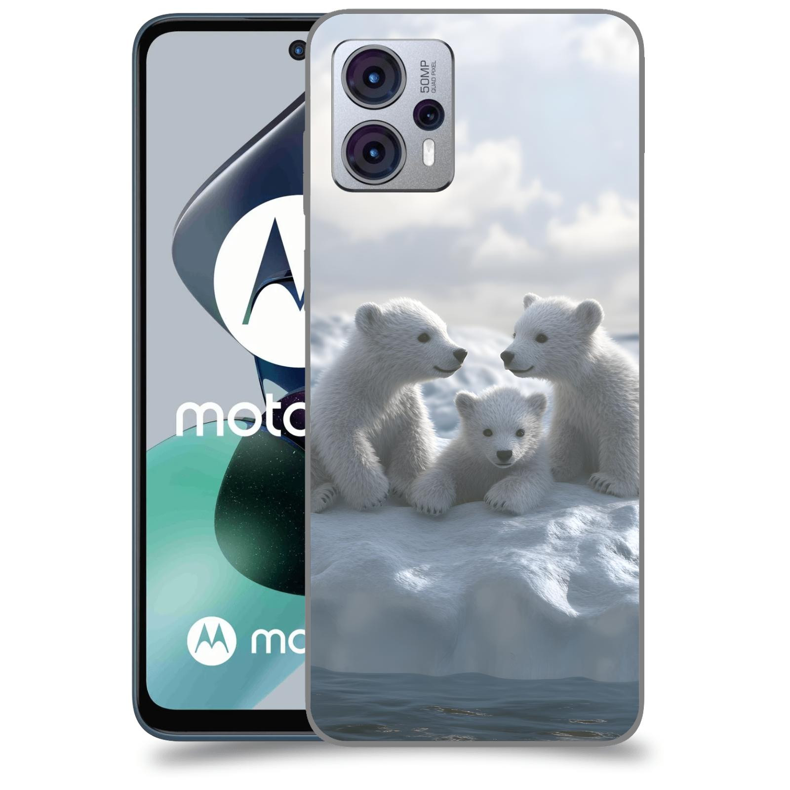 ACOVER Kryt na mobil Motorola Moto G23 - Medvíďata