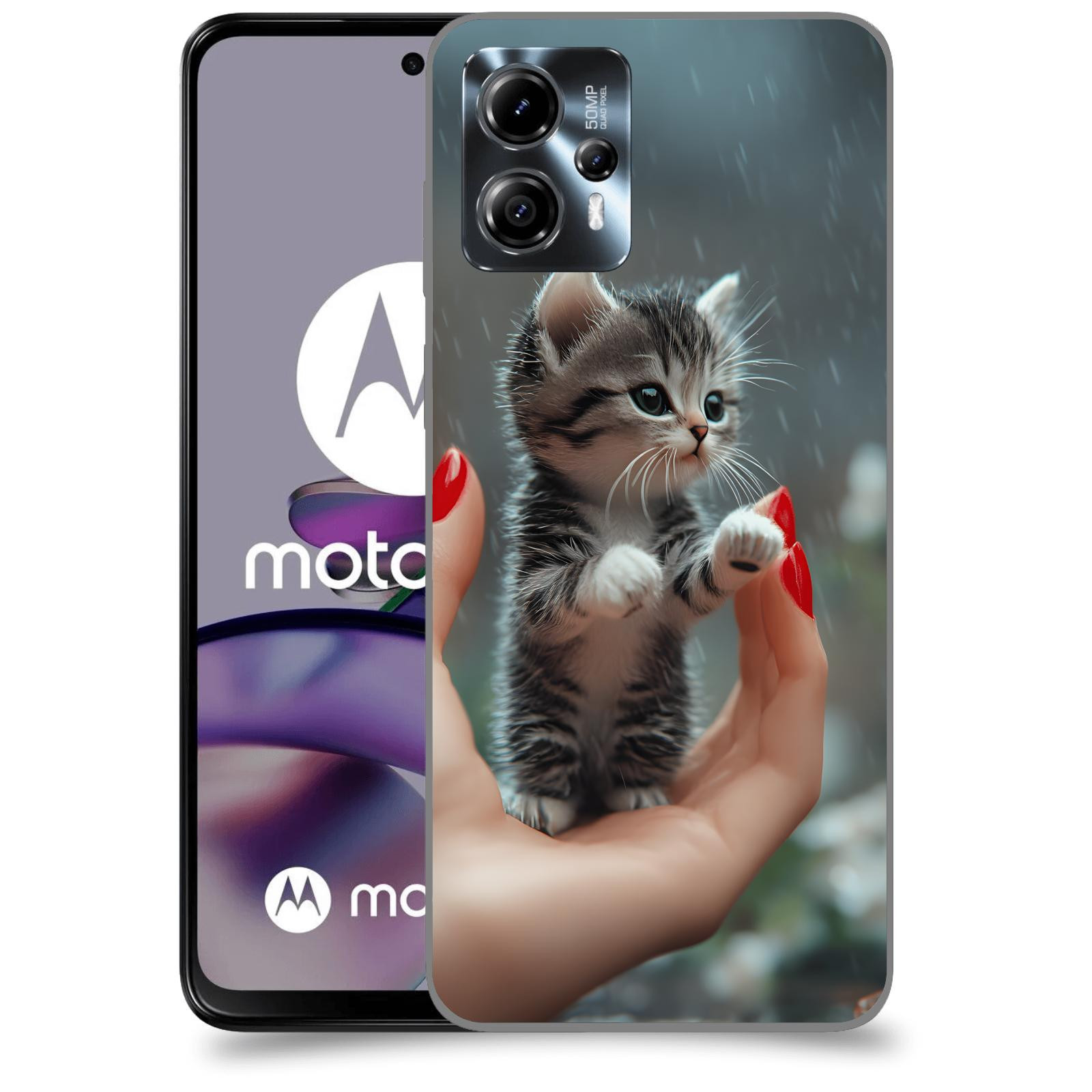 ACOVER Kryt na mobil Motorola Moto G13 - Koťátko