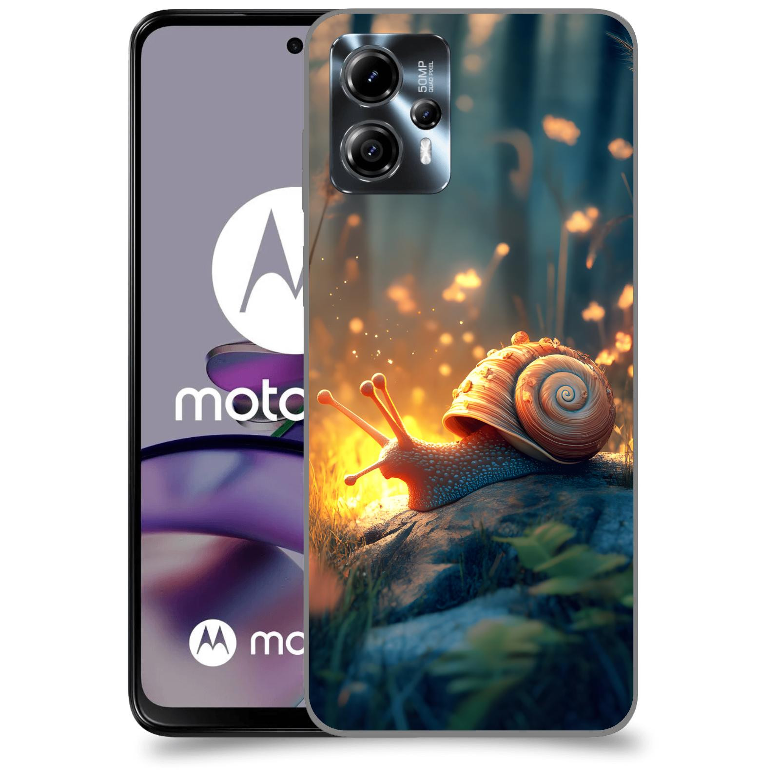 ACOVER Kryt na mobil Motorola Moto G13 - Šnek