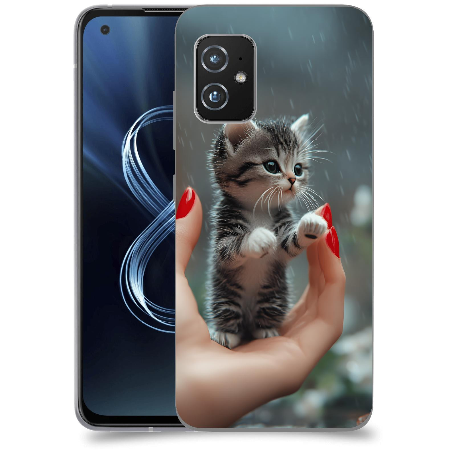 ACOVER Kryt na mobil Honor Magic5 Lite 5G - Koťátko