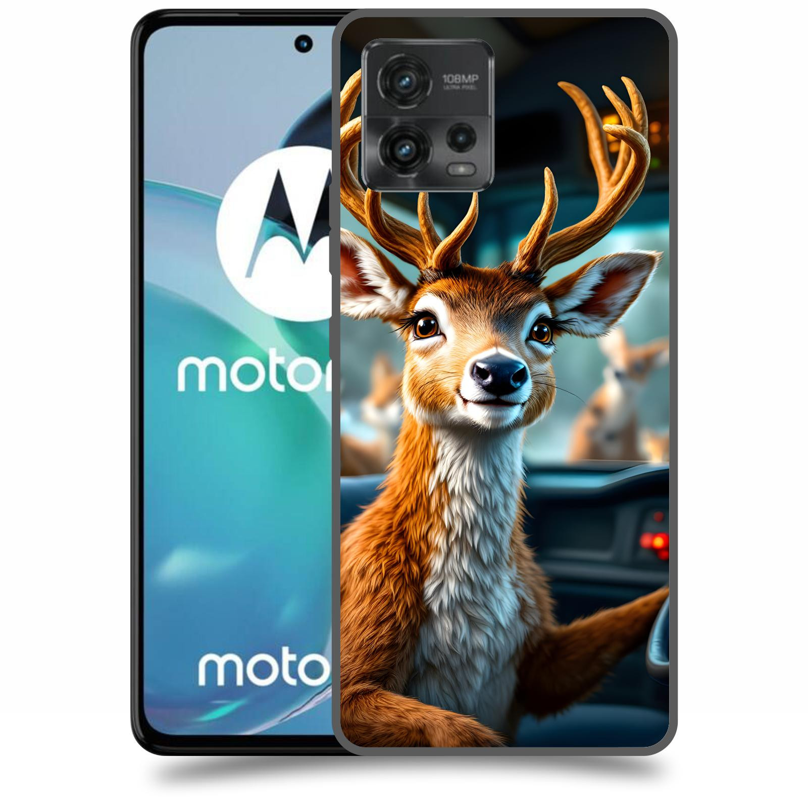 ACOVER Kryt na mobil Motorola Moto G72 - Jelen