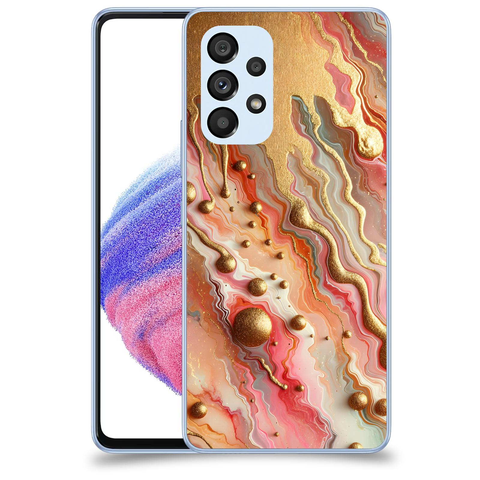 ACOVER Kryt na mobil Samsung Galaxy A32 5G A326B - Liquid Gold