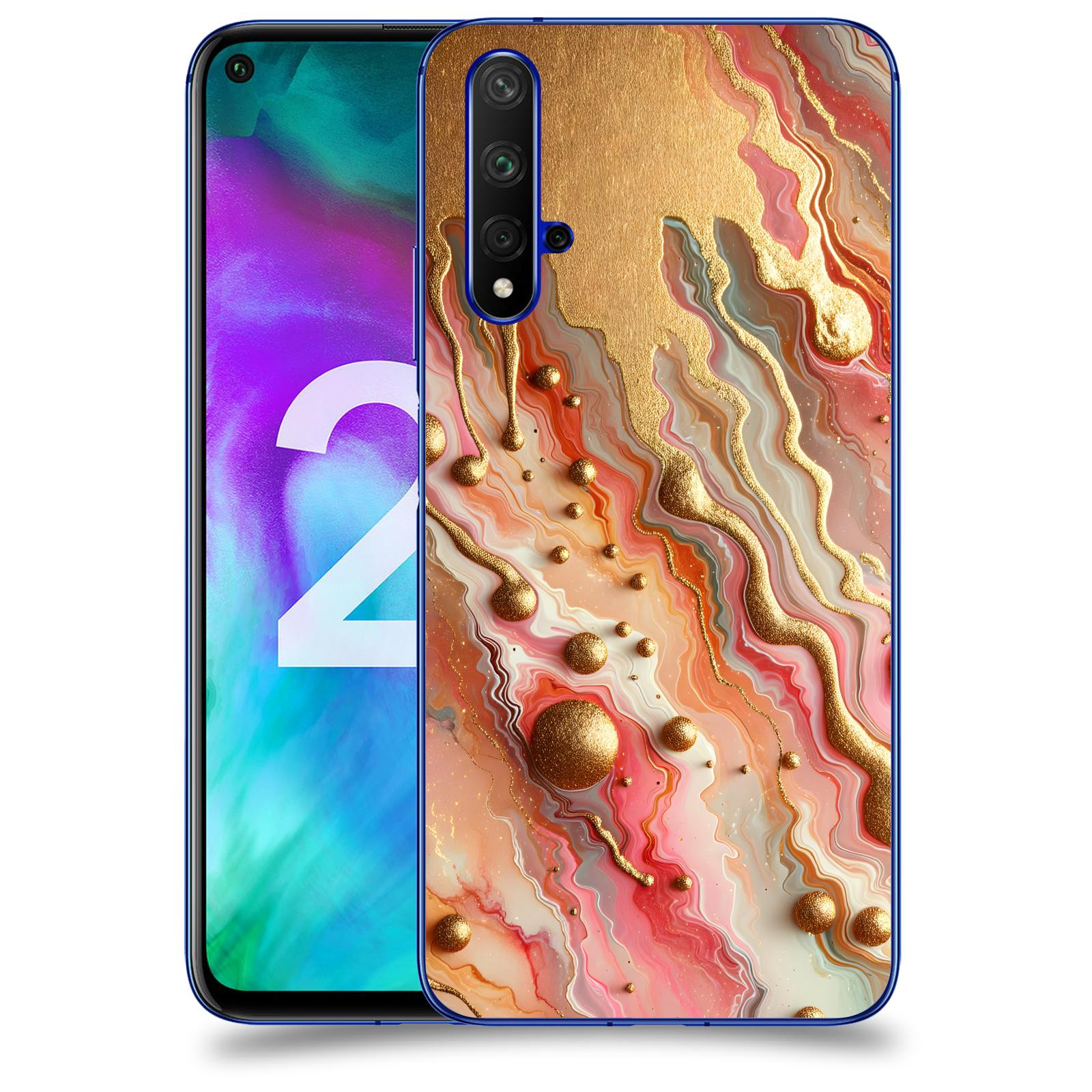 ACOVER Kryt na mobil Honor 20 - Liquid Gold