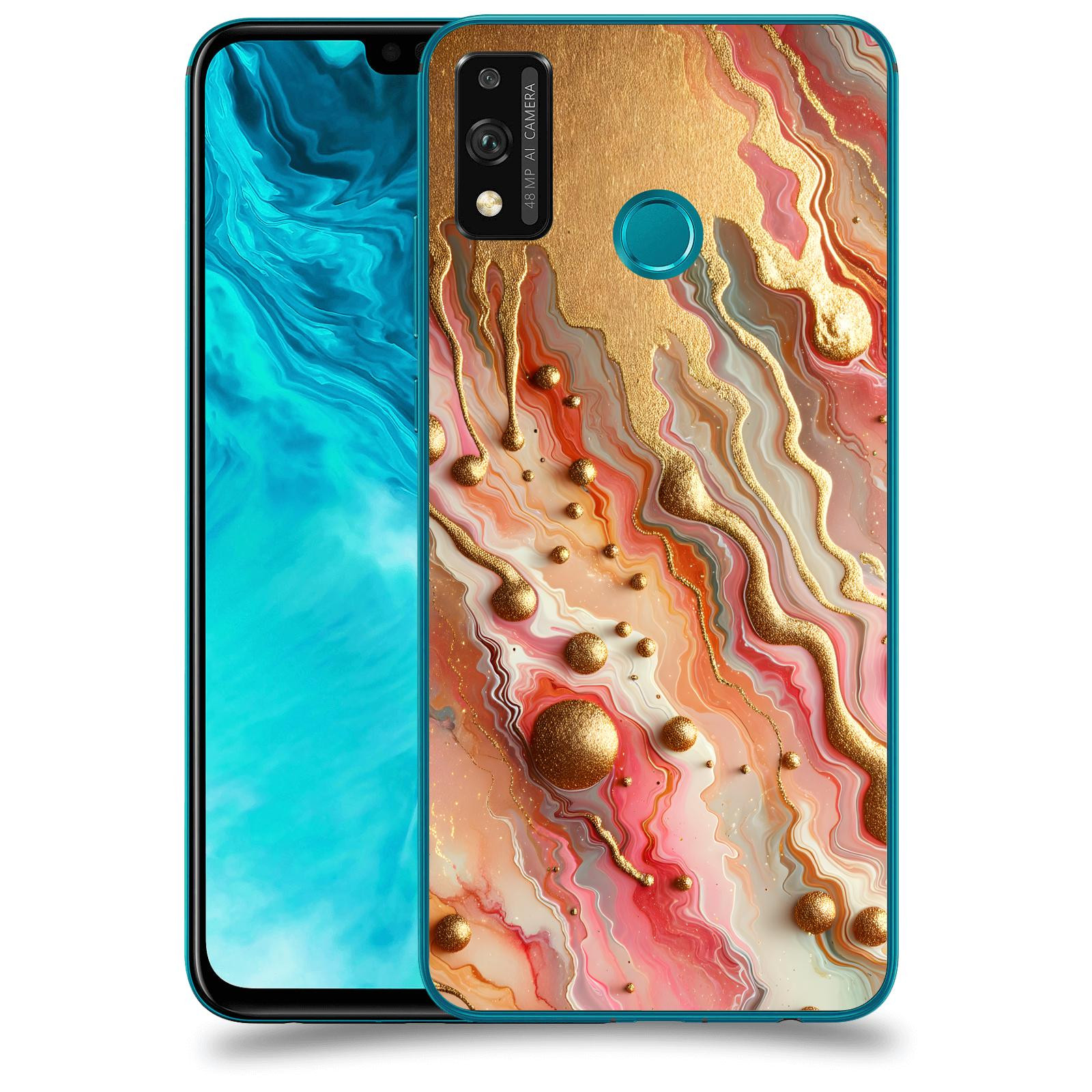 ACOVER Kryt na mobil Honor 9X Lite - Liquid Gold