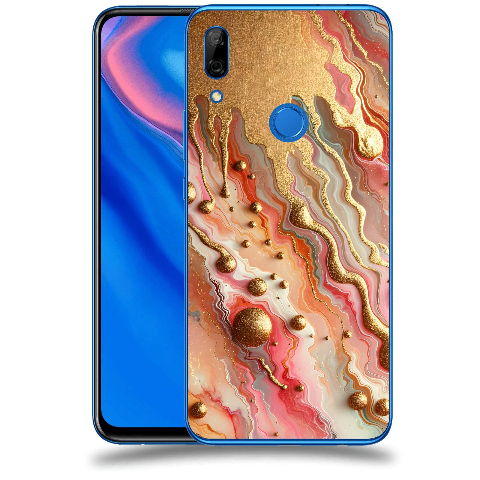 ACOVER Kryt na mobil Huawei P Smart Z - Liquid Gold