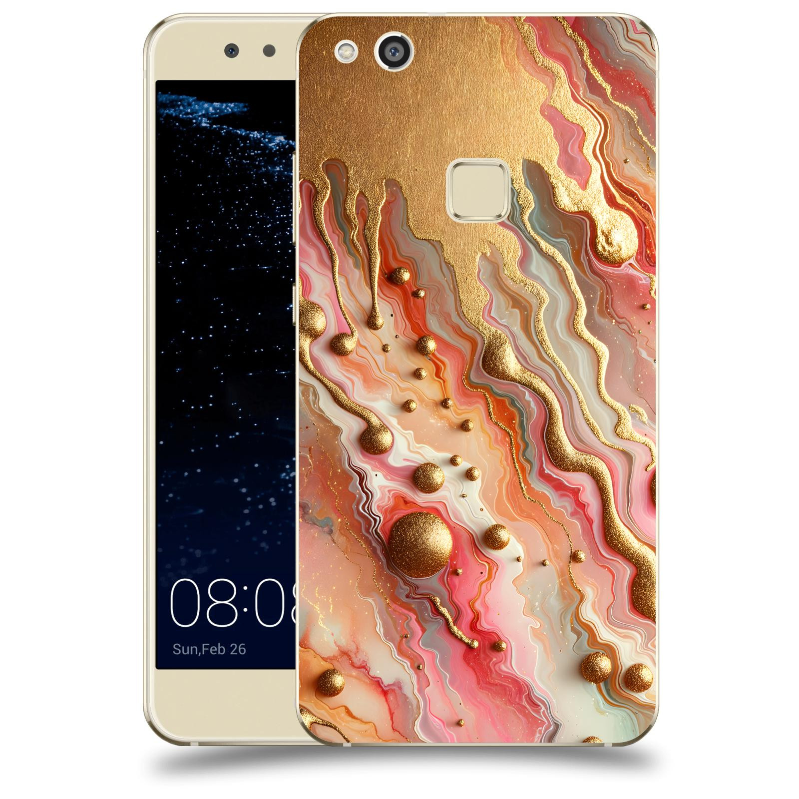 ACOVER Kryt na mobil Huawei P10 Lite - Liquid Gold