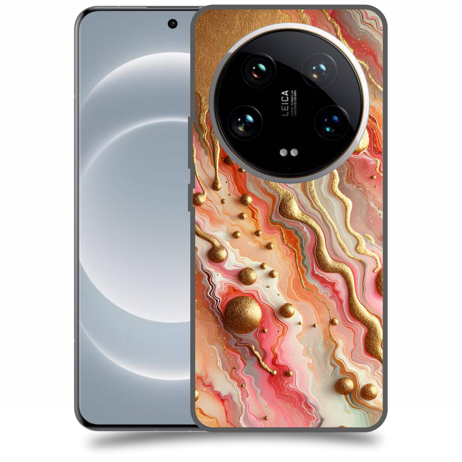 ACOVER Kryt na mobil Xiaomi 14 Ultra - Liquid Gold