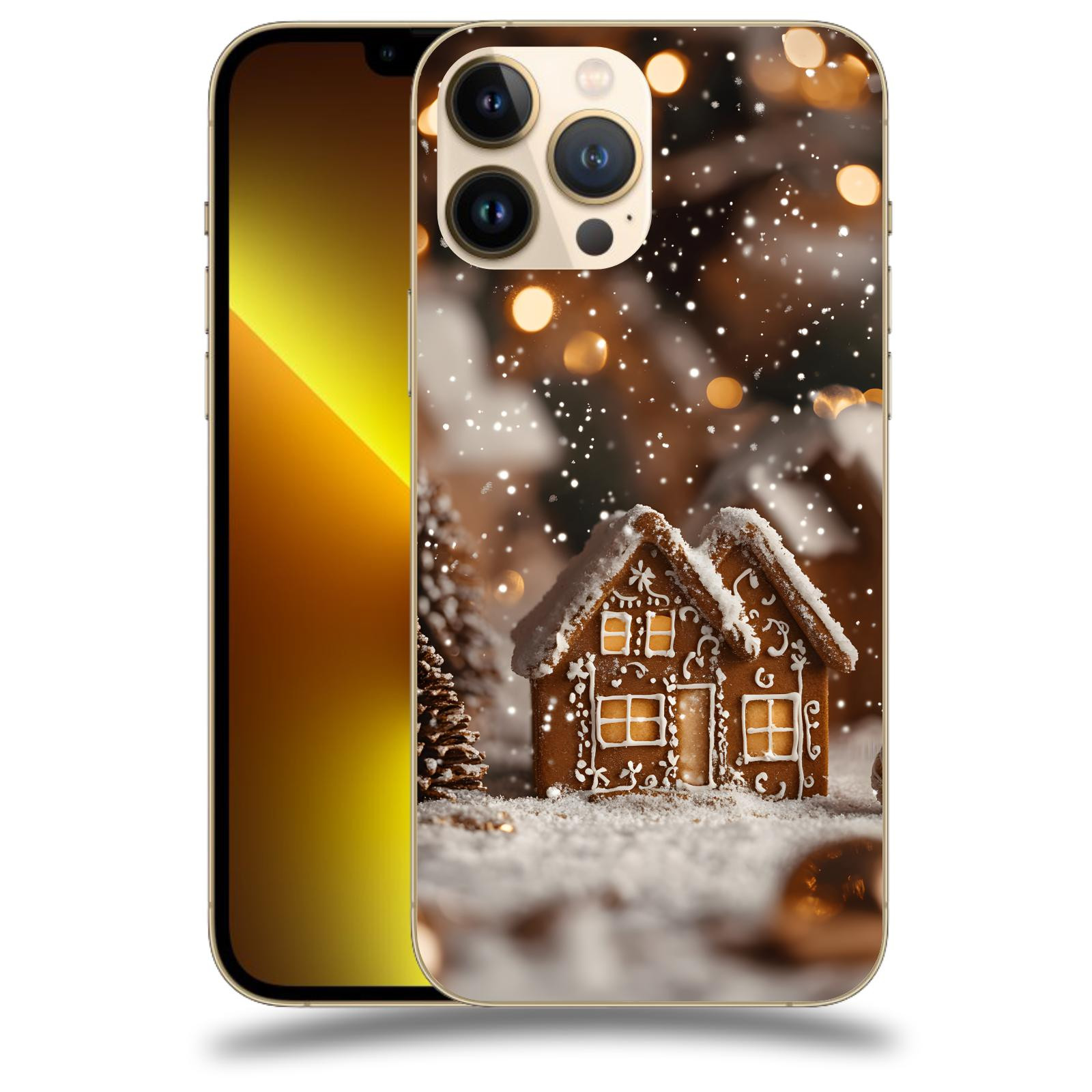 ACOVER Kryt na mobil Apple iPhone 13 Pro - Perníková chaloupka