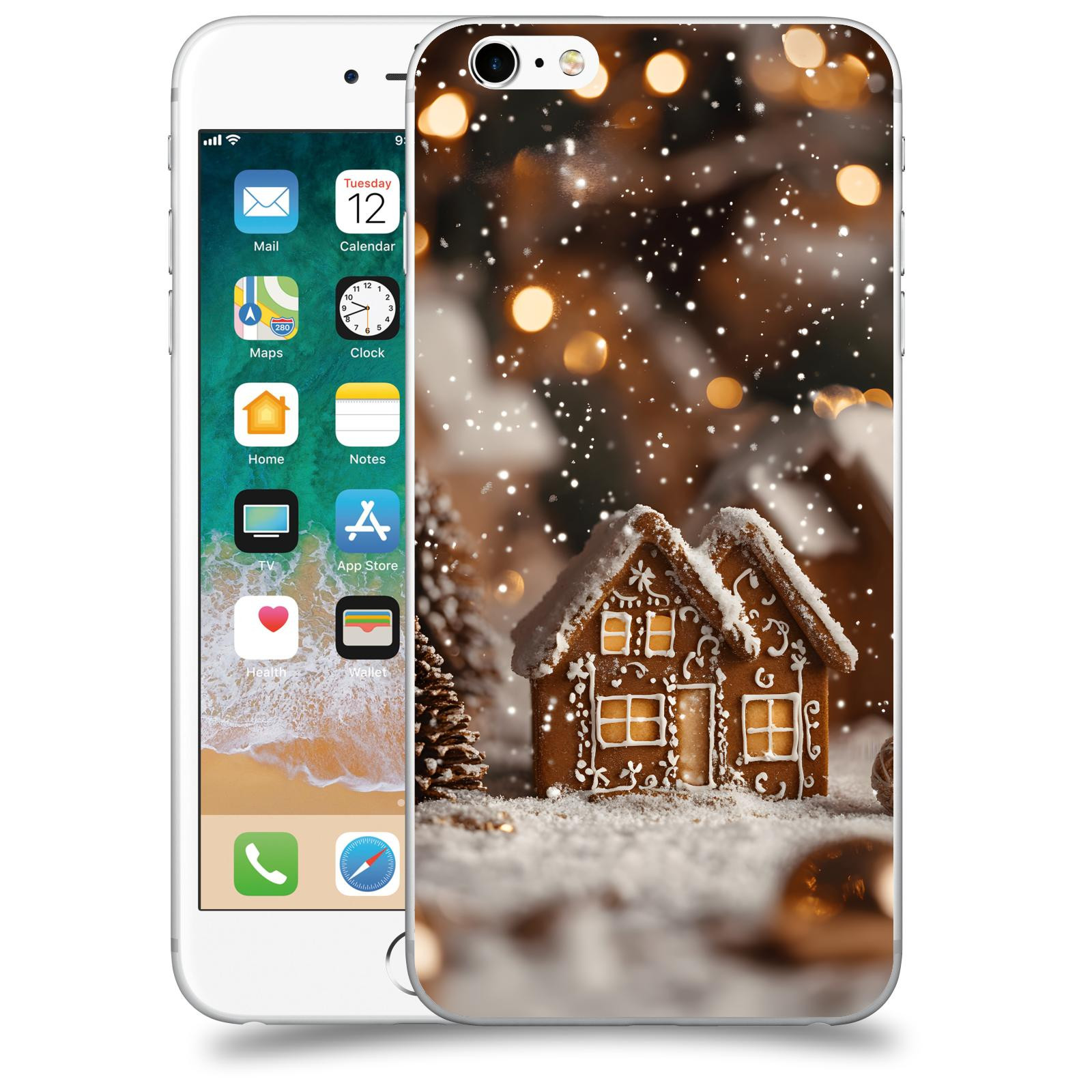 ACOVER Kryt na mobil Apple iPhone 6 Plus/6S Plus - Perníková chaloupka