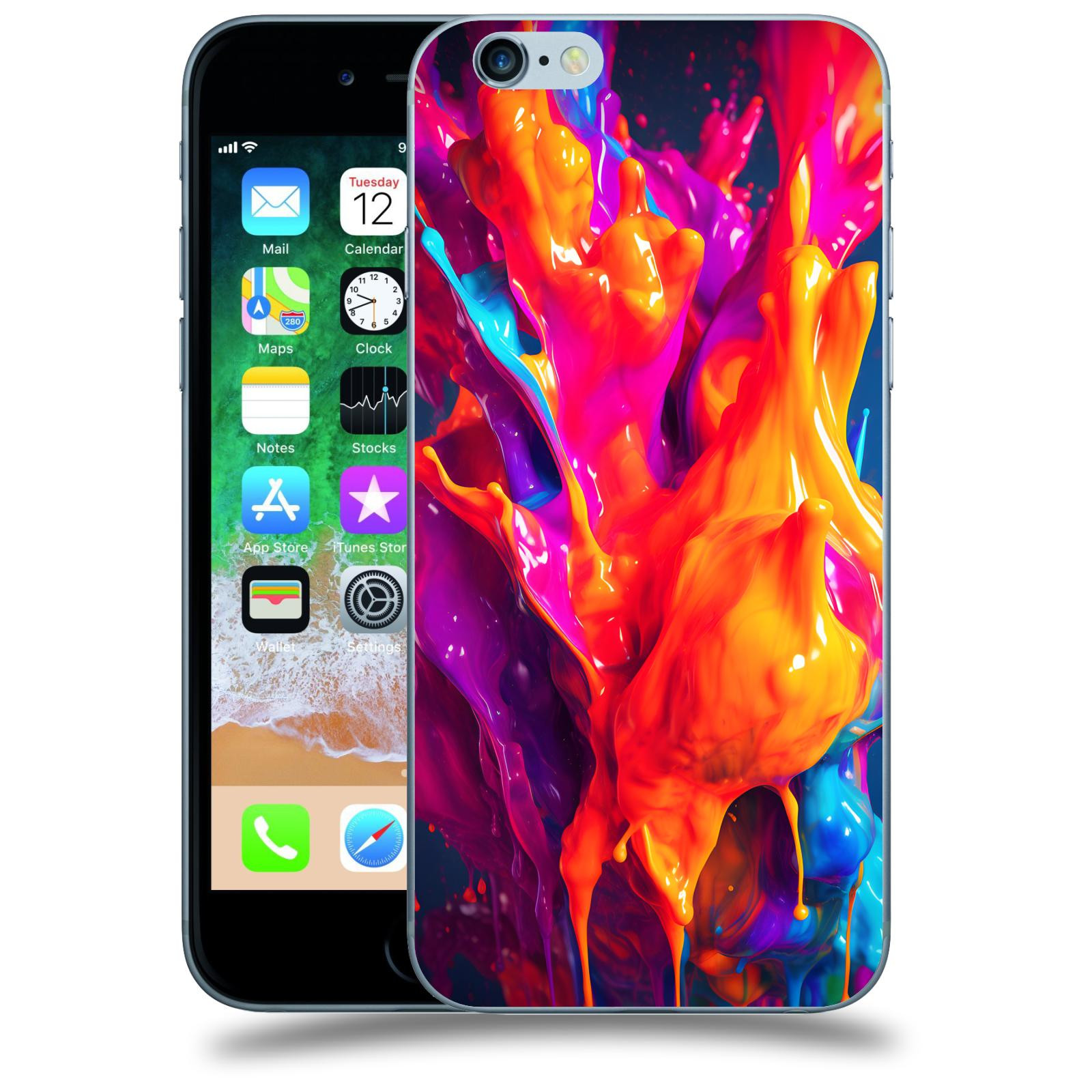 ACOVER Kryt na mobil Apple iPhone 6/6S - Beautiful Liquid I