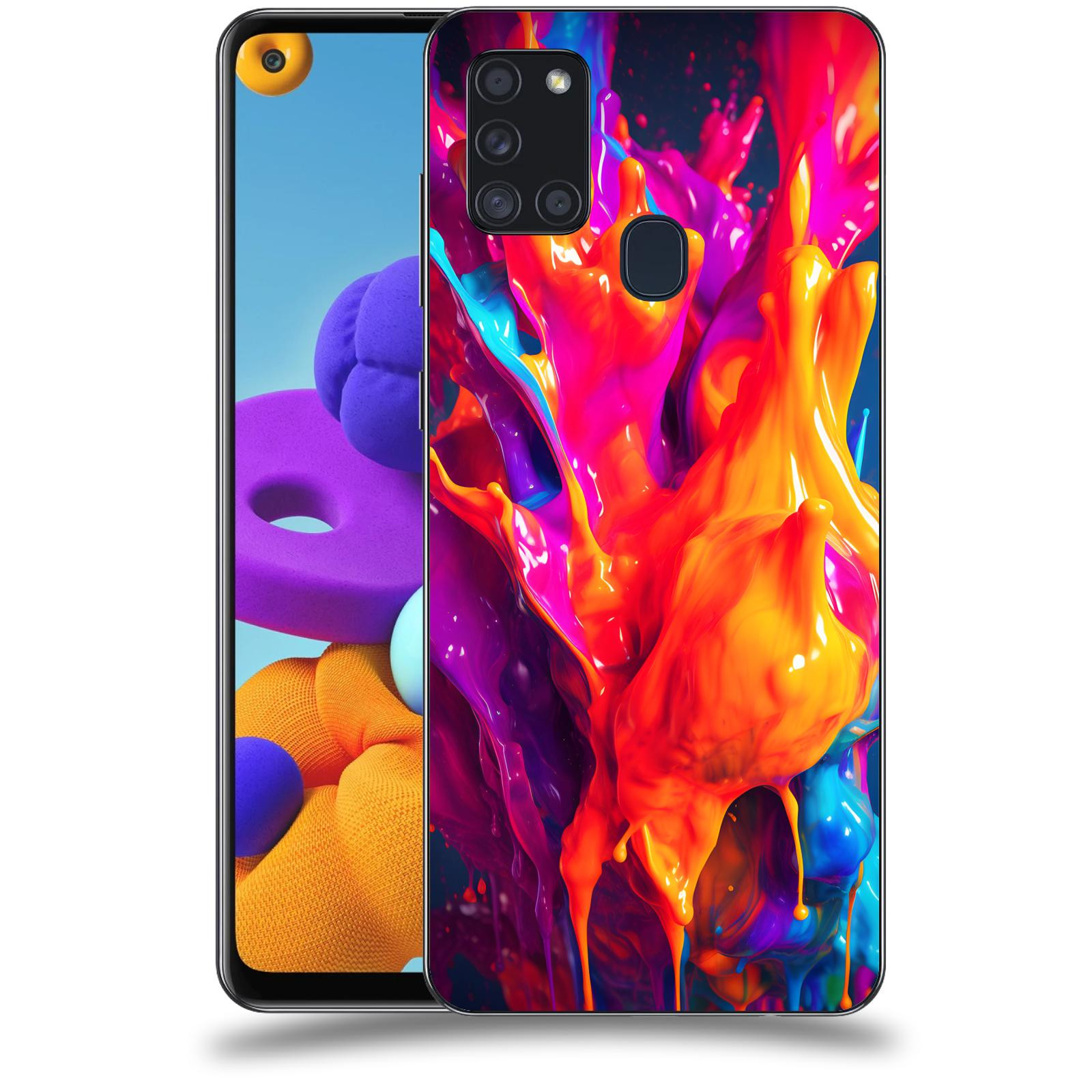 ACOVER Kryt na mobil Samsung Galaxy A21s - Beautiful Liquid I