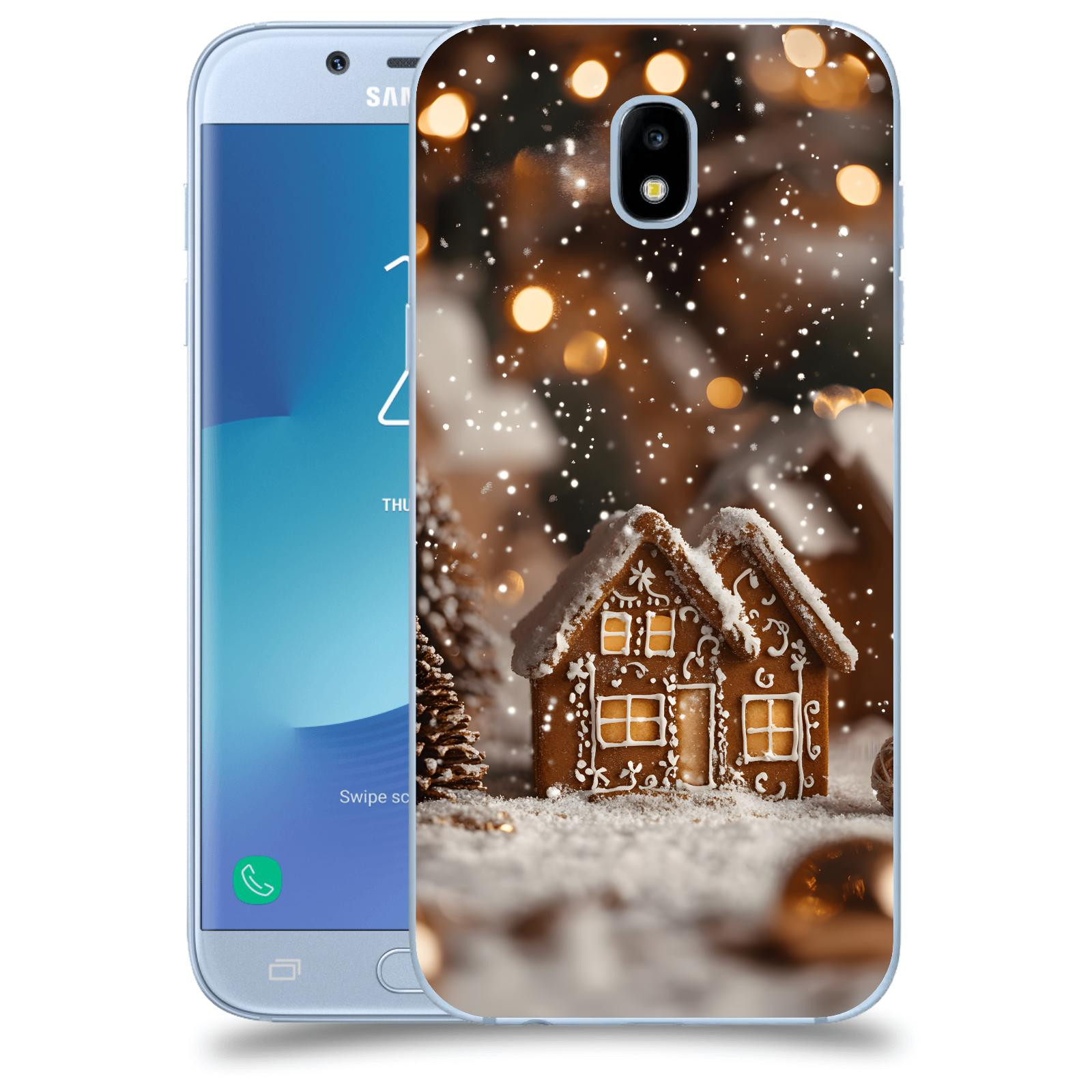 ACOVER Kryt na mobil Samsung Galaxy J5 2017 J530F - Perníková chaloupka