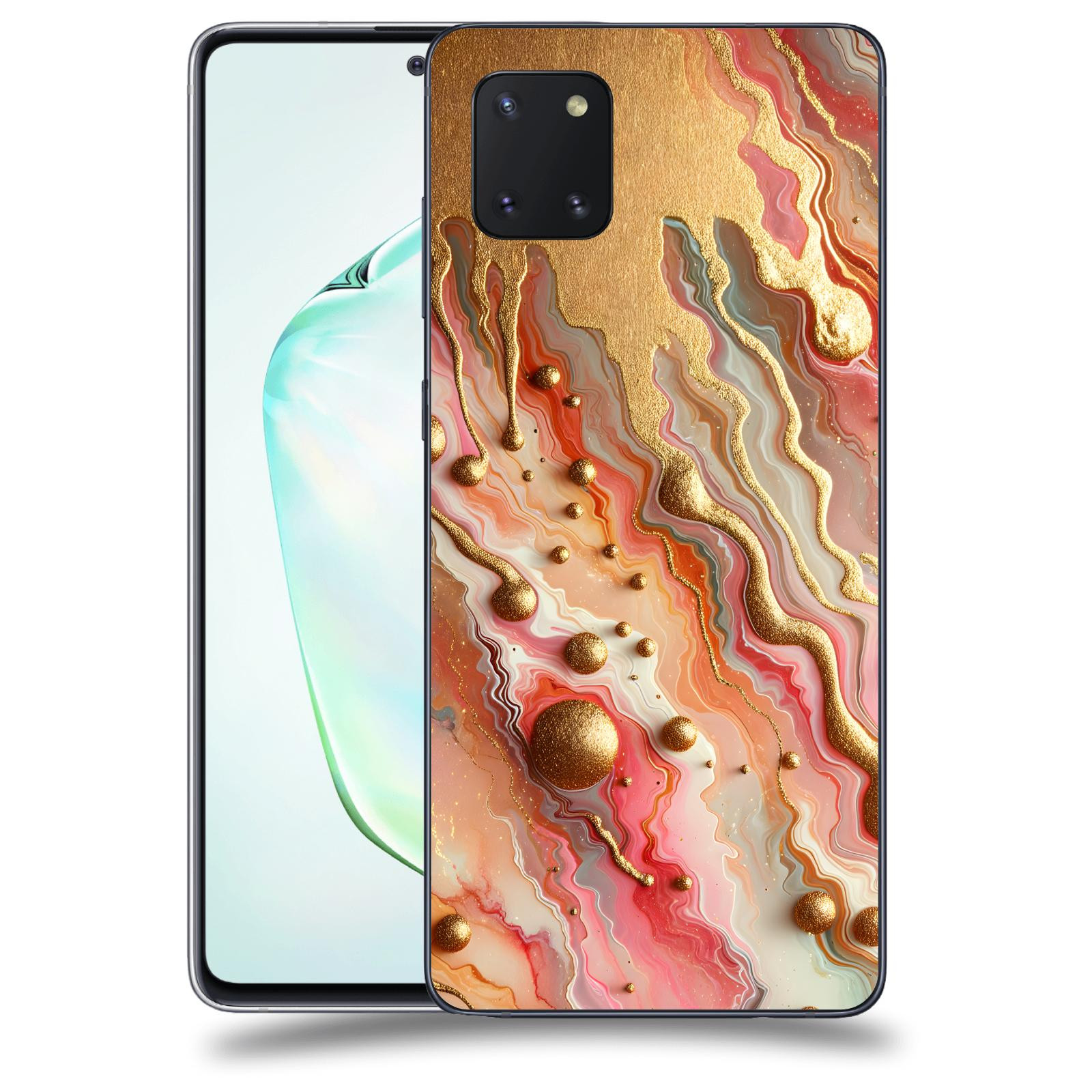 ACOVER Kryt na mobil Samsung Galaxy Note 10 Lite N770F - Liquid Gold