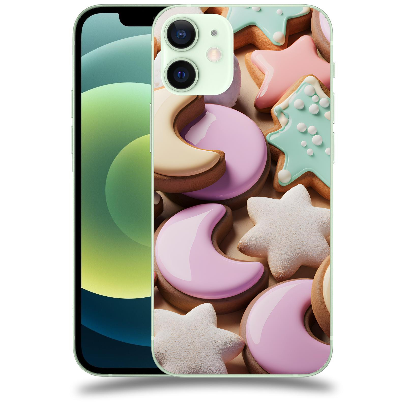 ACOVER Kryt na mobil Apple iPhone 12 mini - Vánoční cukroví