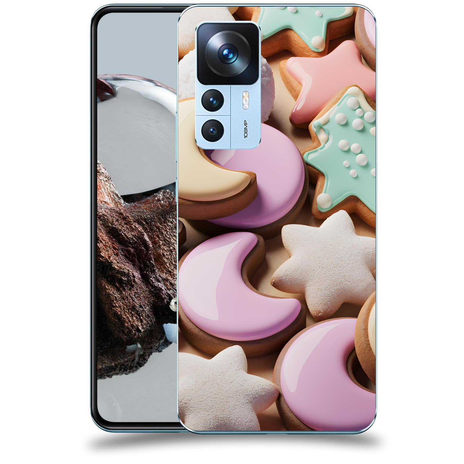 ACOVER Kryt na mobil Xiaomi 12T - Vánoční cukroví