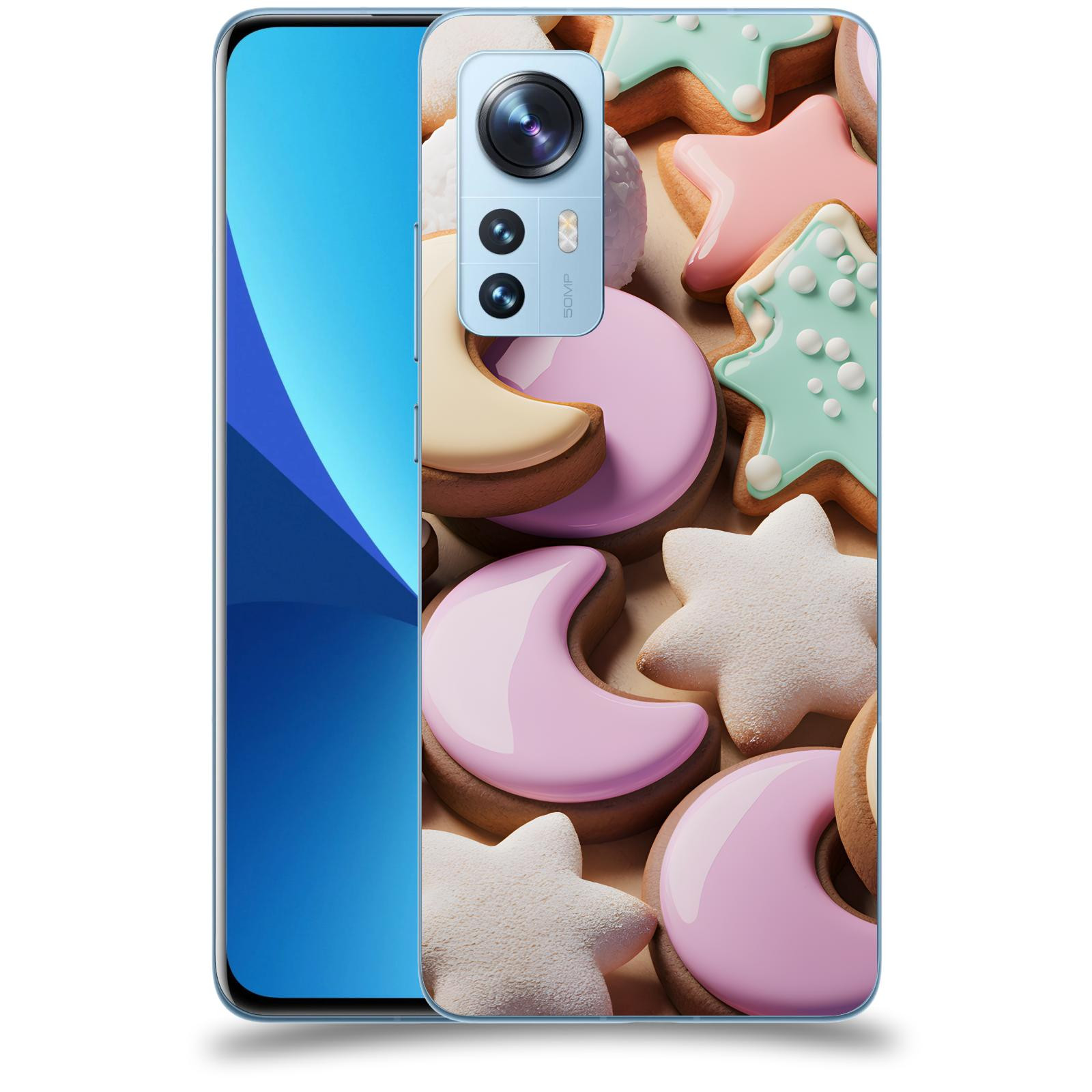 ACOVER Kryt na mobil Xiaomi 12X - Vánoční cukroví