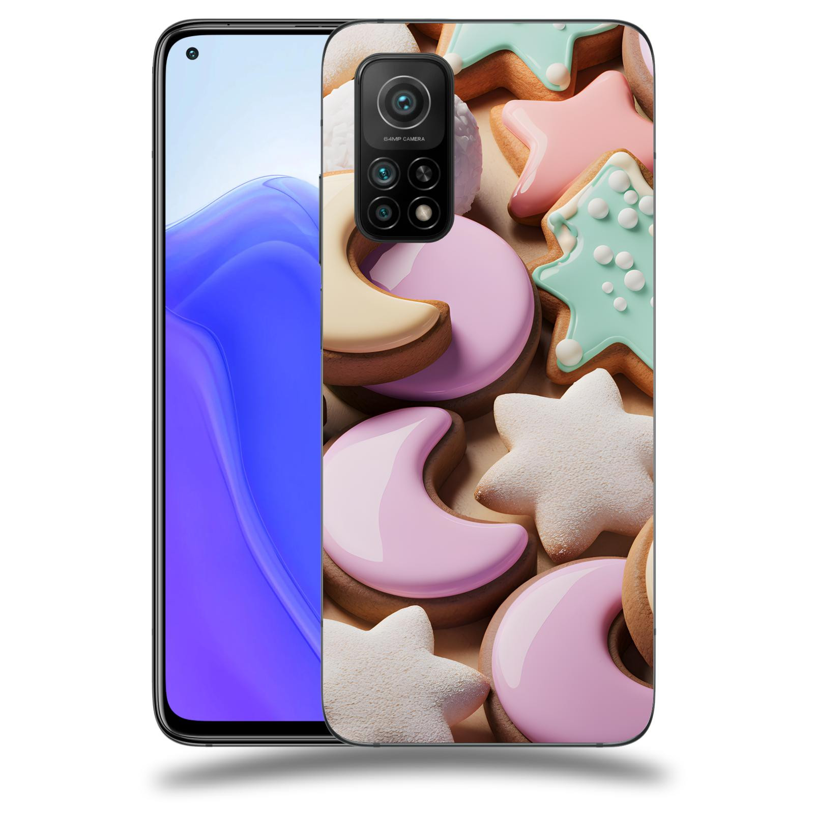 ACOVER Kryt na mobil Xiaomi Mi 10T - Vánoční cukroví
