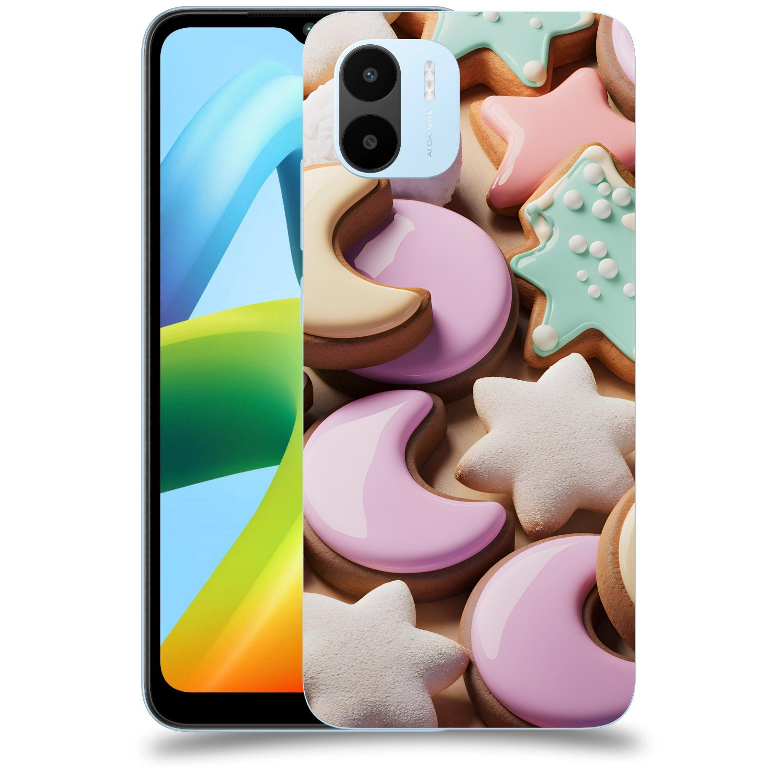 ACOVER Kryt na mobil Xiaomi Redmi A1 - Vánoční cukroví