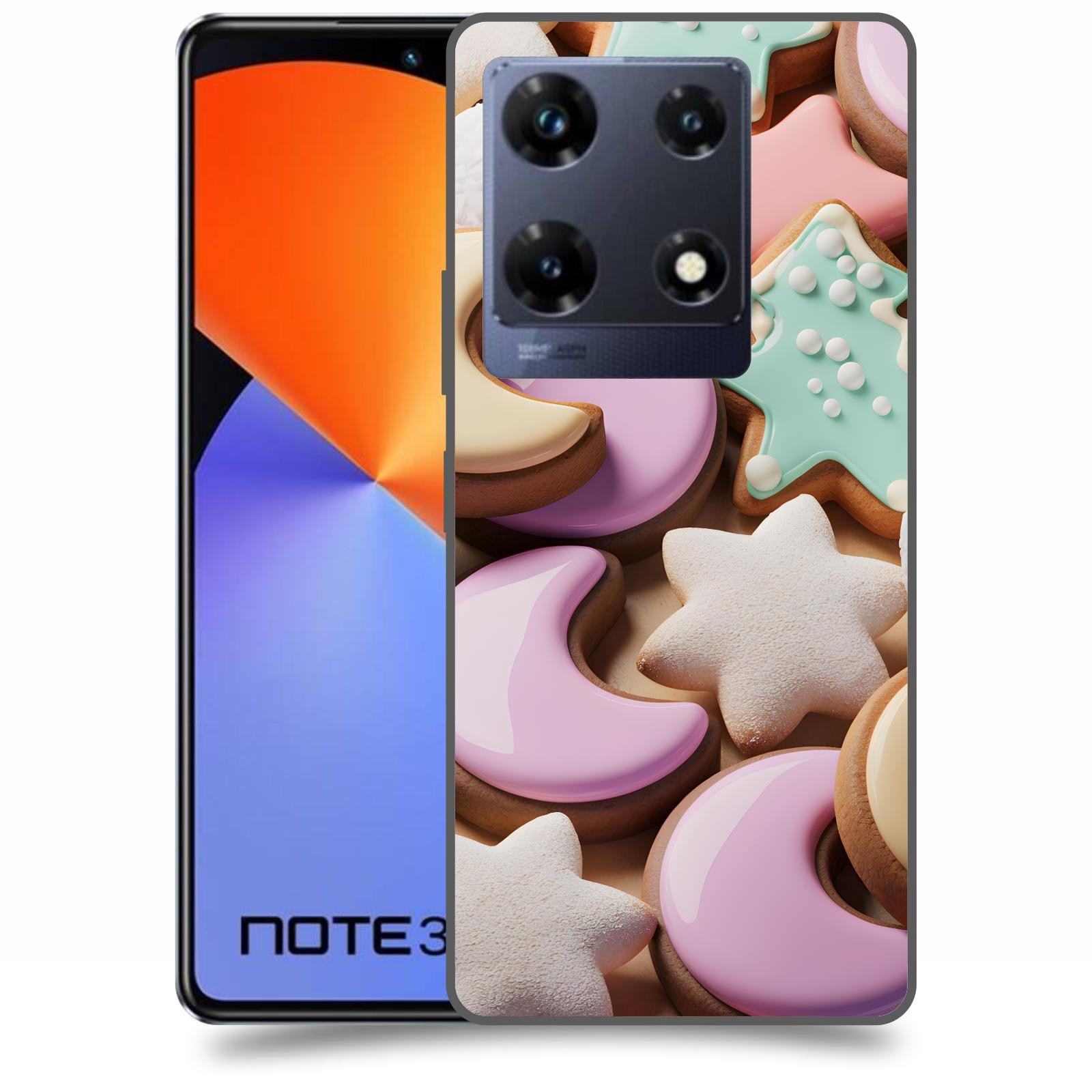 ACOVER Kryt na mobil Infinix Note 30 PRO - Vánoční cukroví