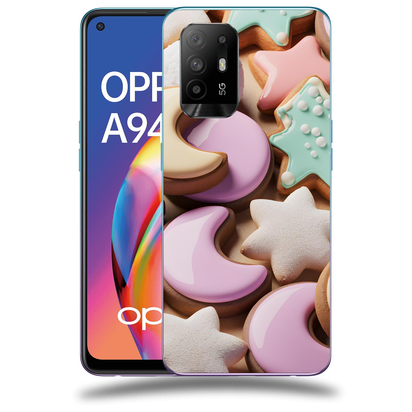 ACOVER Kryt na mobil OPPO A94 5G - Vánoční cukroví