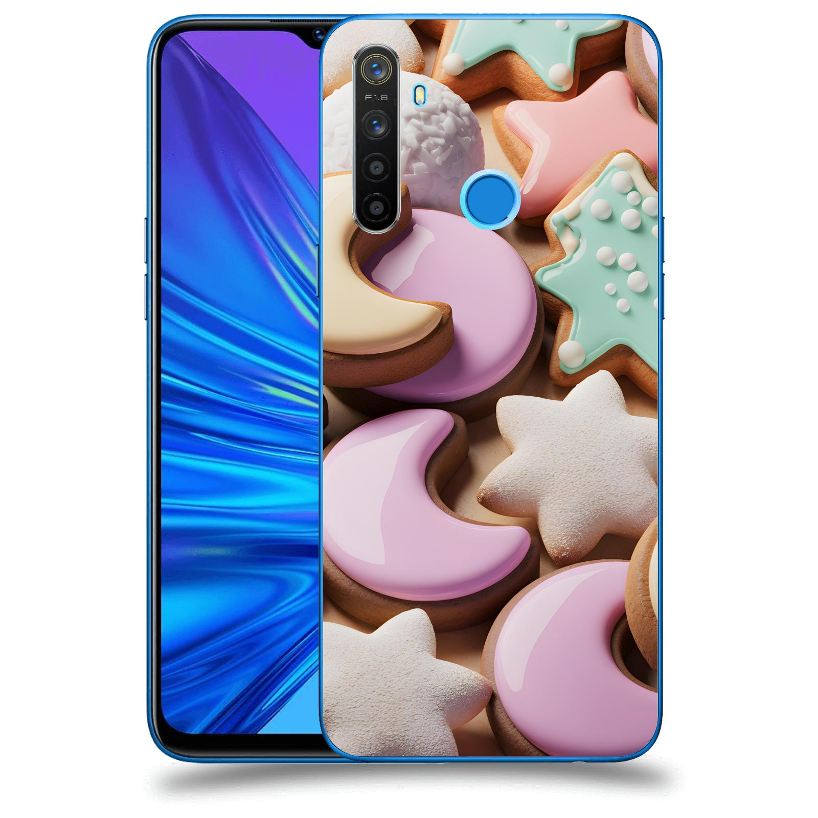 ACOVER Kryt na mobil Realme 5 - Vánoční cukroví
