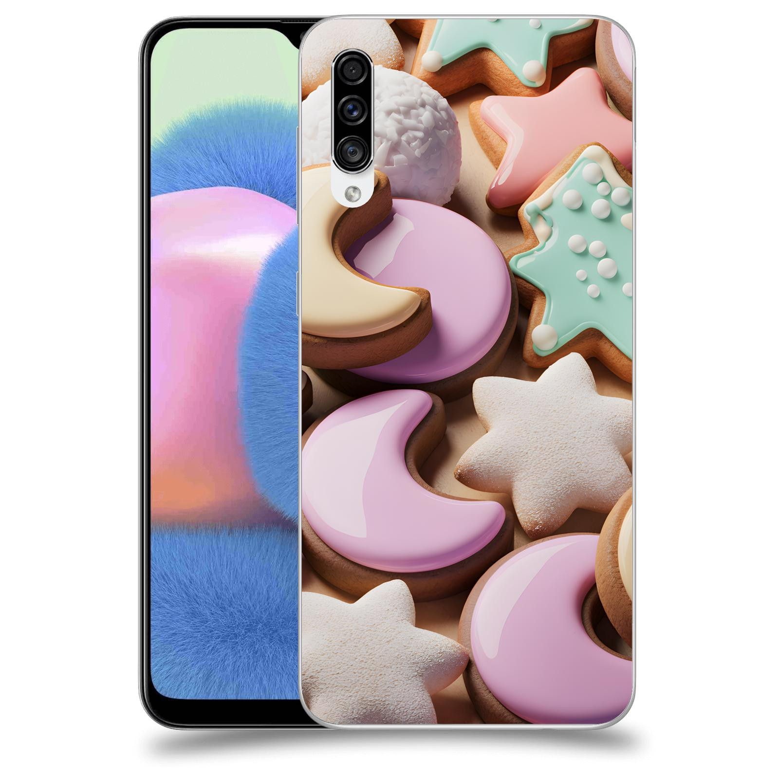 ACOVER Kryt na mobil Samsung Galaxy A30s A307F - Vánoční cukroví