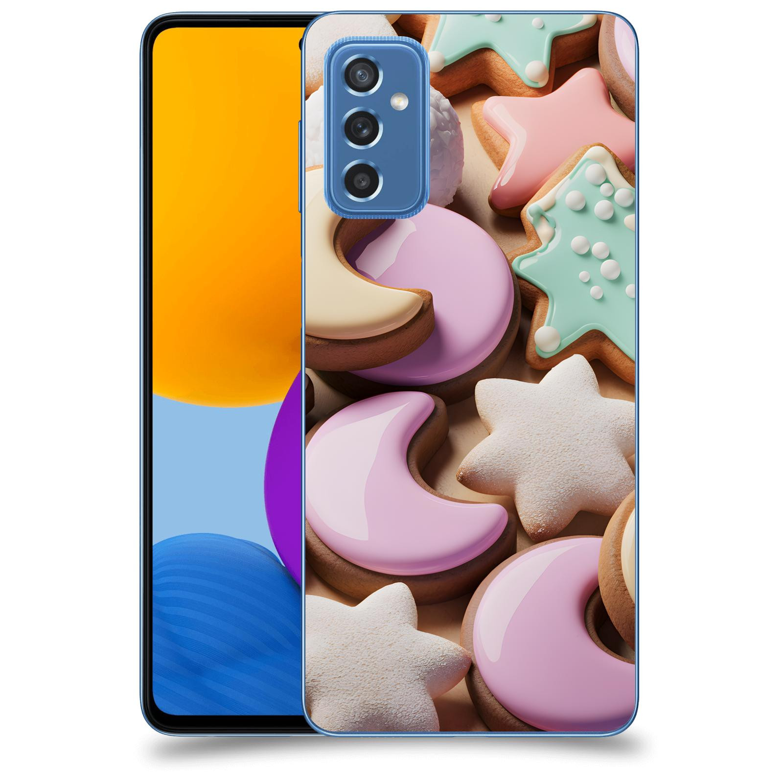 ACOVER Kryt na mobil Samsung Galaxy M52 5G - Vánoční cukroví