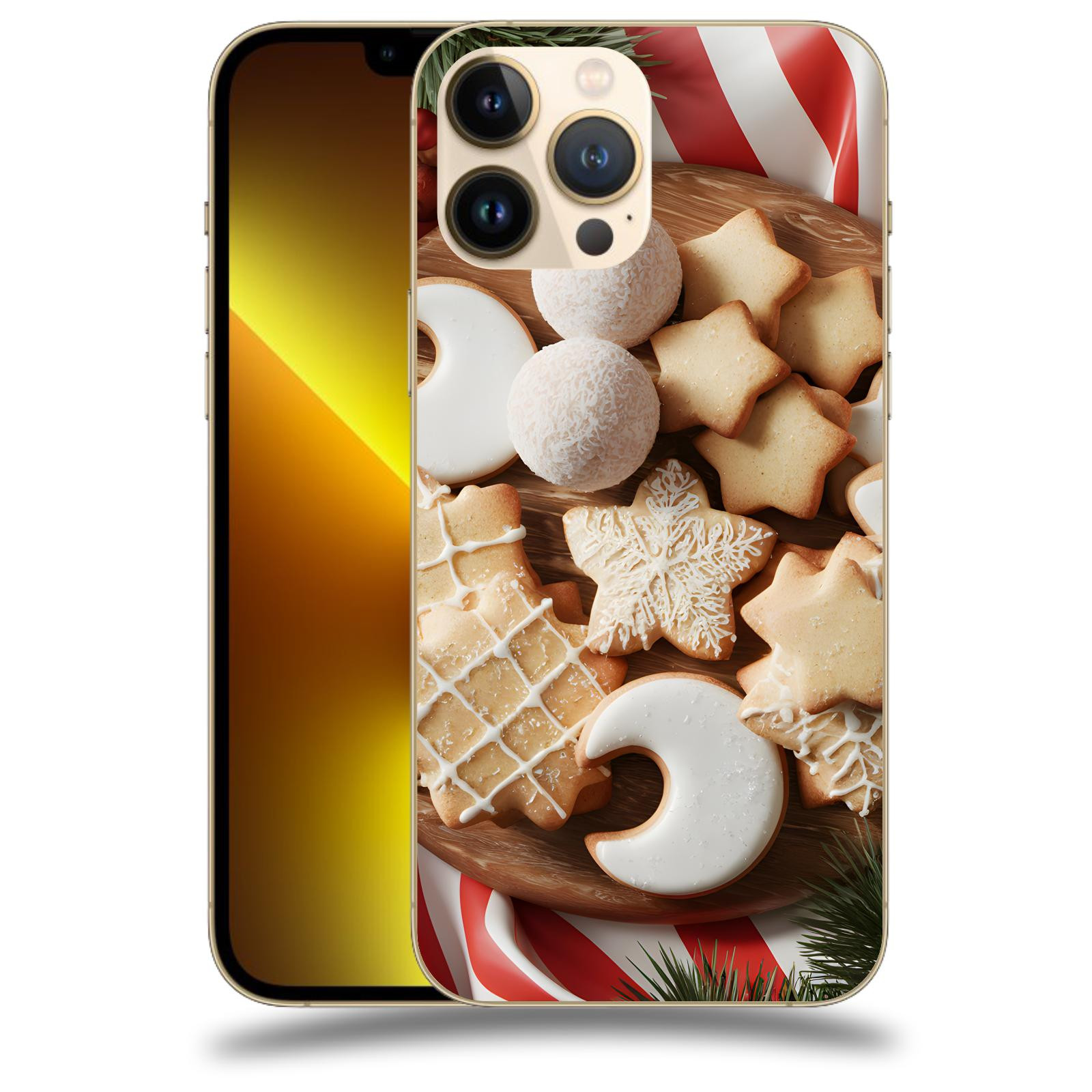 ACOVER Kryt na mobil Apple iPhone 13 Pro - Vánoční cukroví 2