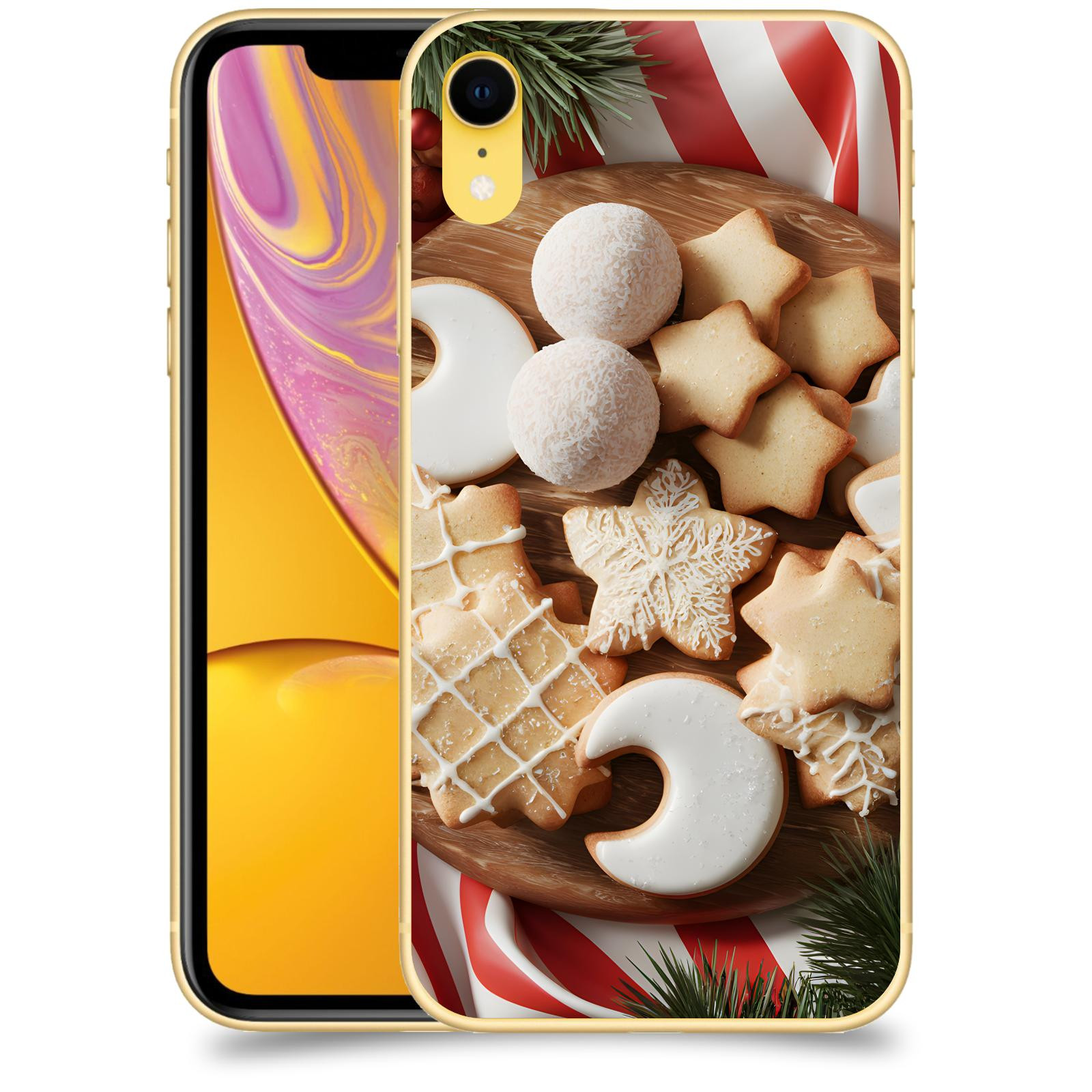 ACOVER Kryt na mobil Apple iPhone XR - Vánoční cukroví 2
