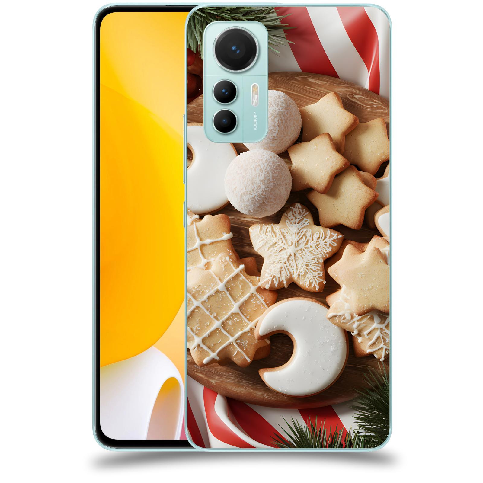ACOVER Kryt na mobil Xiaomi 12 Lite - Vánoční cukroví 2