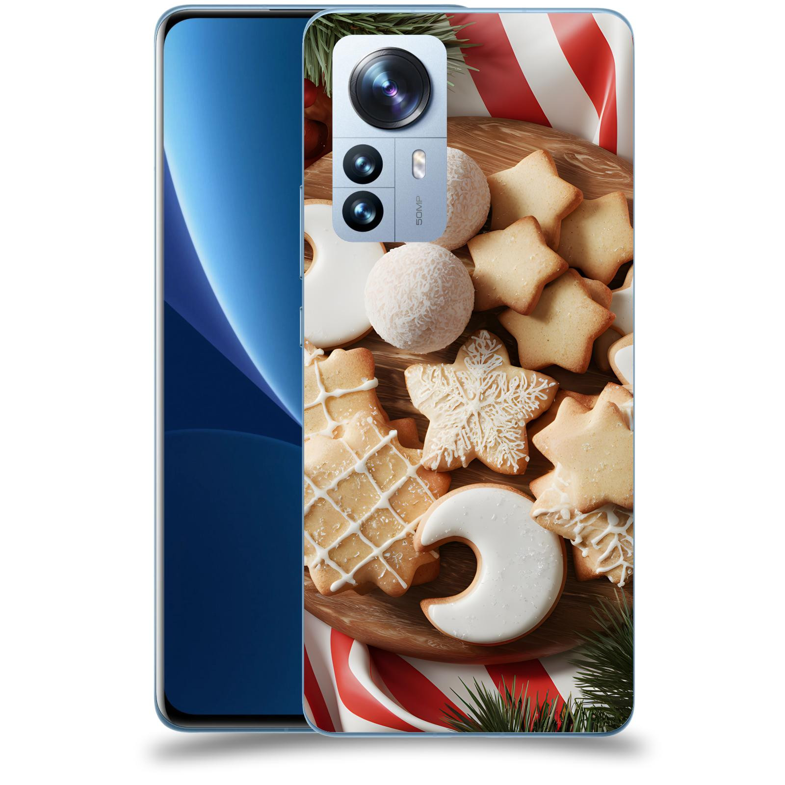 ACOVER Kryt na mobil Xiaomi 12 Pro - Vánoční cukroví 2