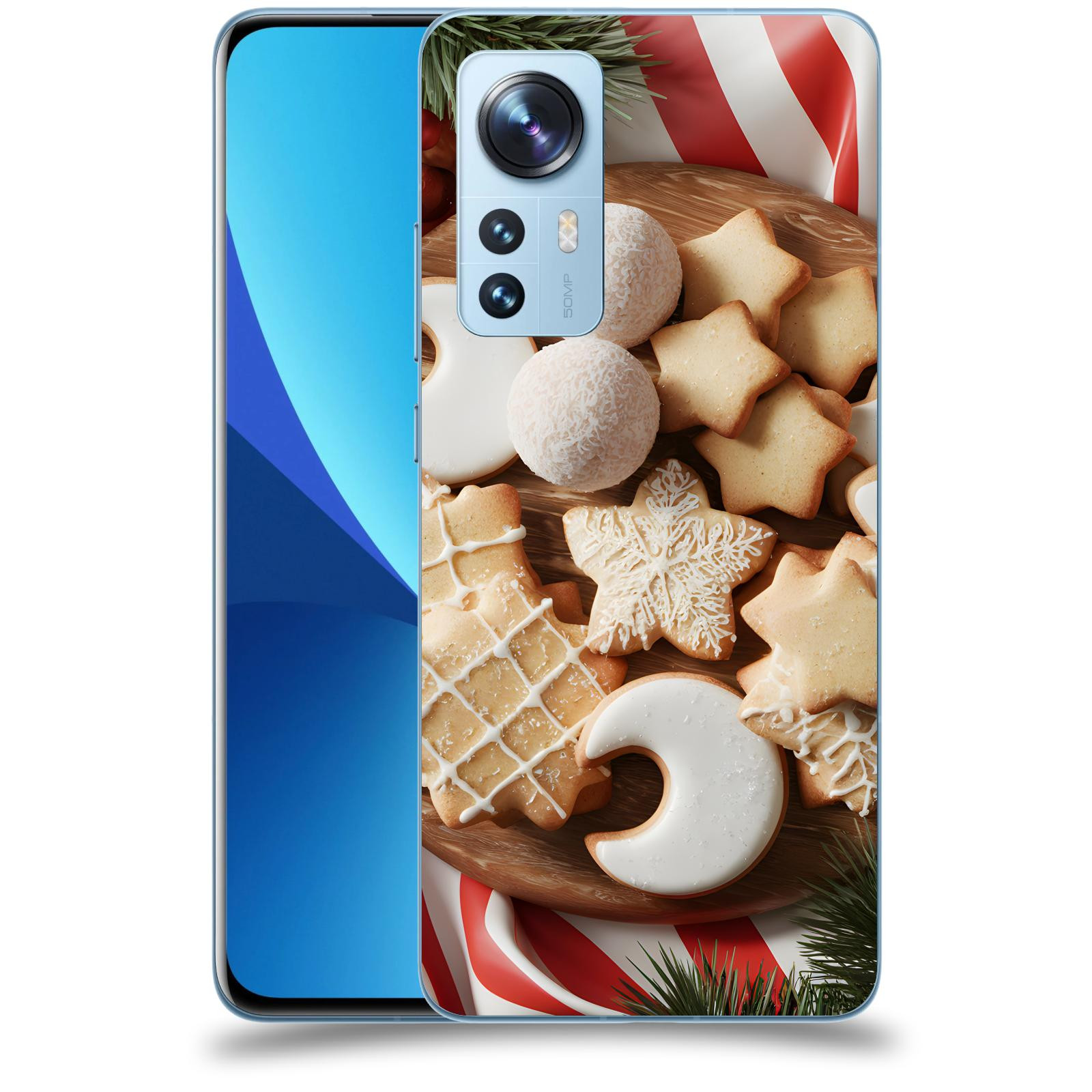 ACOVER Kryt na mobil Xiaomi 12X - Vánoční cukroví 2