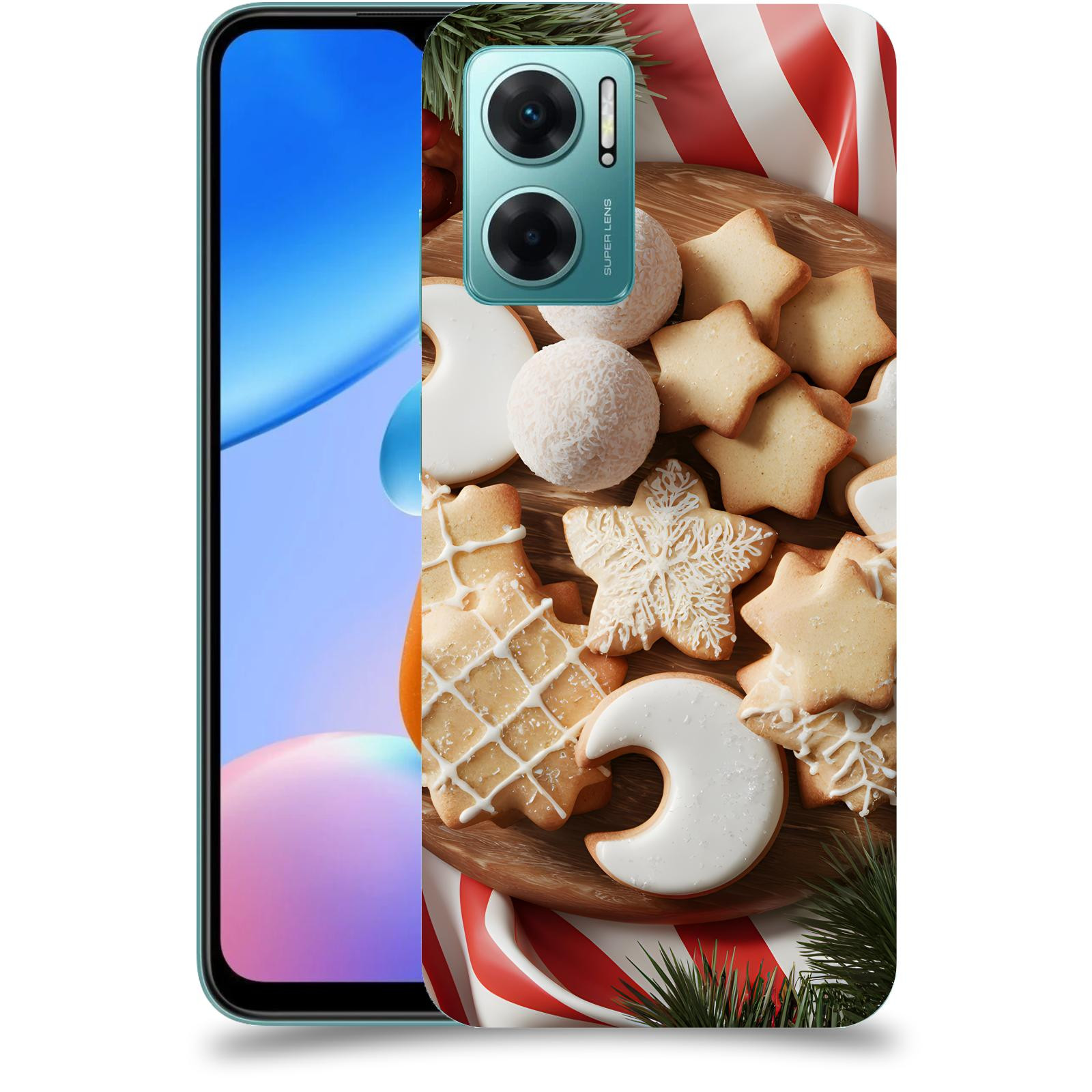 ACOVER Kryt na mobil Xiaomi Redmi 10 5G - Vánoční cukroví 2