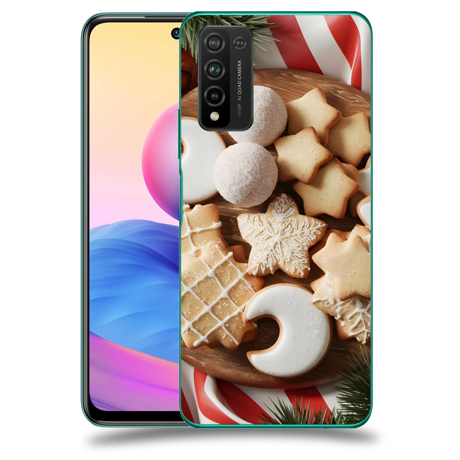ACOVER Kryt na mobil Honor 10X Lite - Vánoční cukroví 2