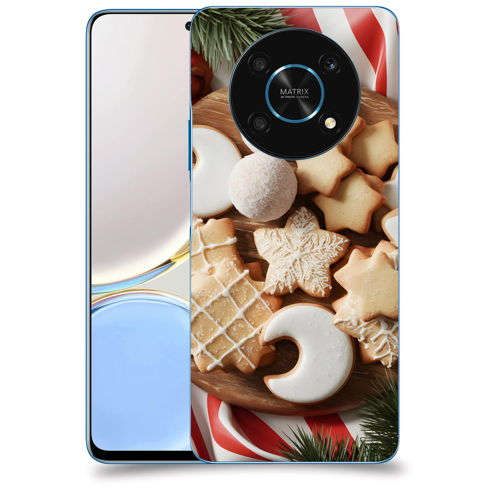 ACOVER Kryt na mobil Honor Magic 4 Lite 5G - Vánoční cukroví 2