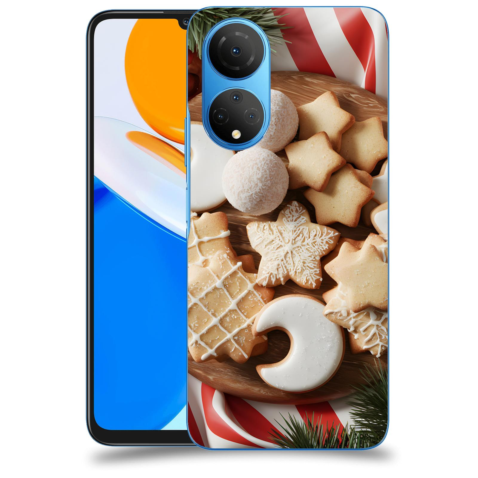 ACOVER Kryt na mobil Honor X7 - Vánoční cukroví 2