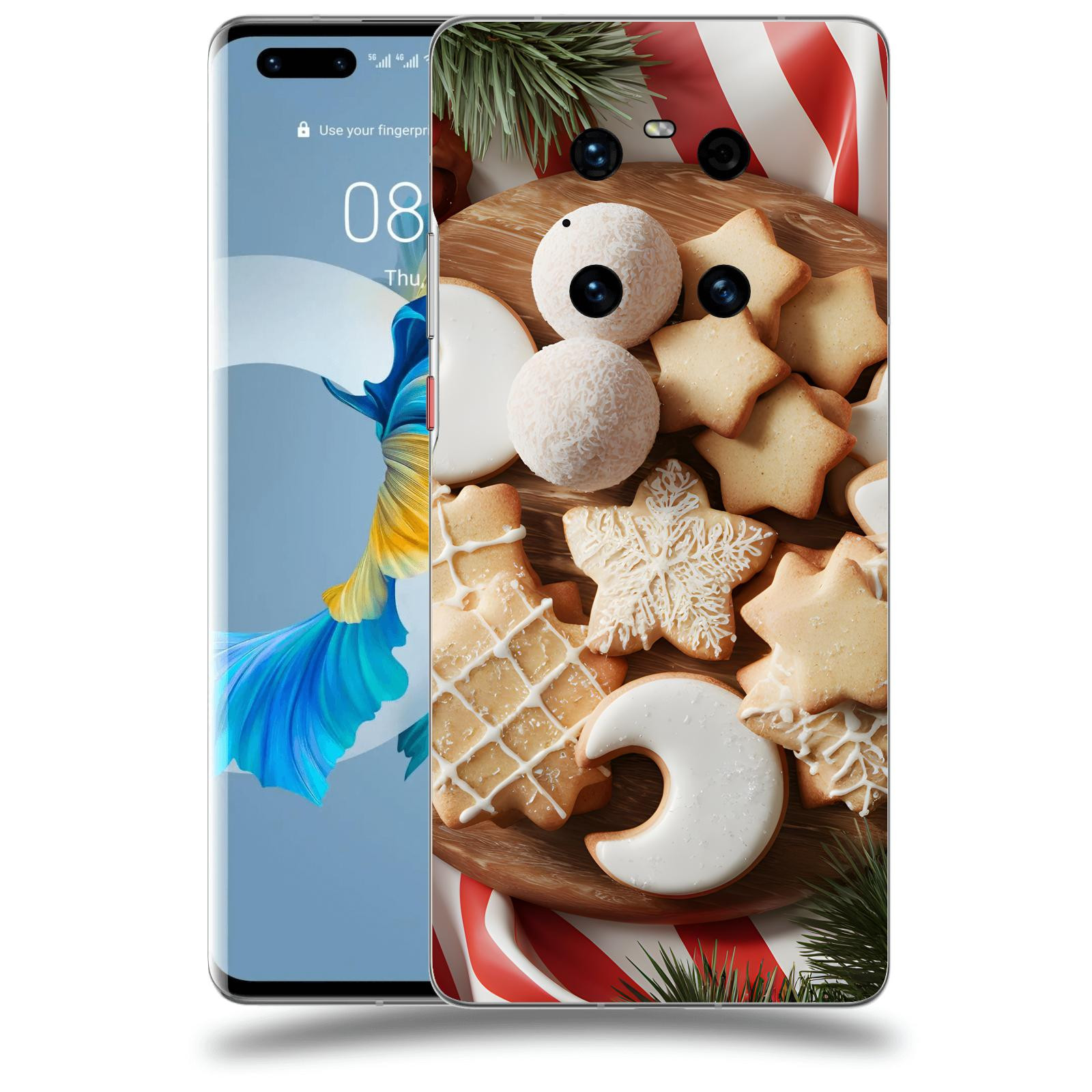 ACOVER Kryt na mobil Huawei Mate 40 Pro - Vánoční cukroví 2