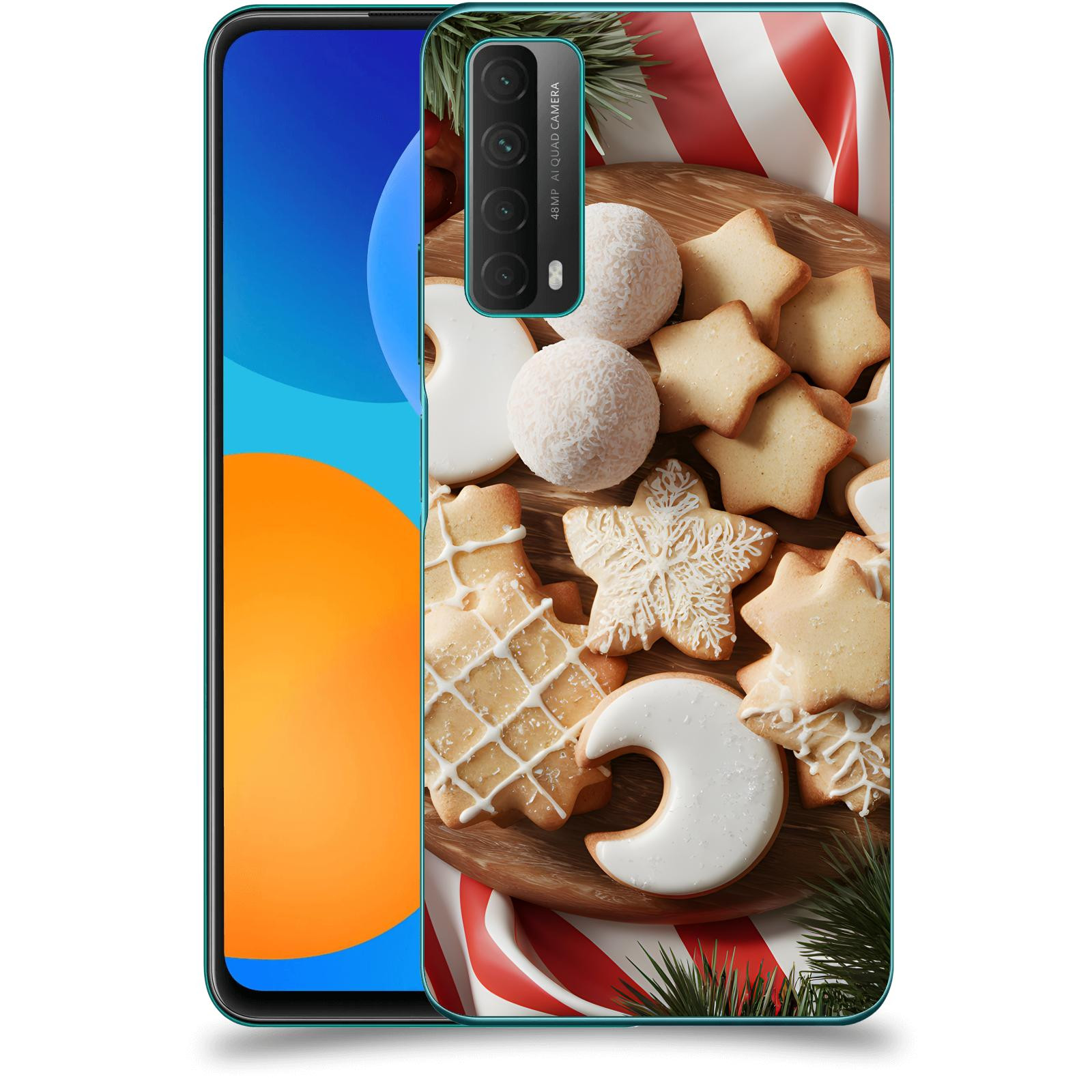 ACOVER Kryt na mobil Huawei P Smart 2021 - Vánoční cukroví 2