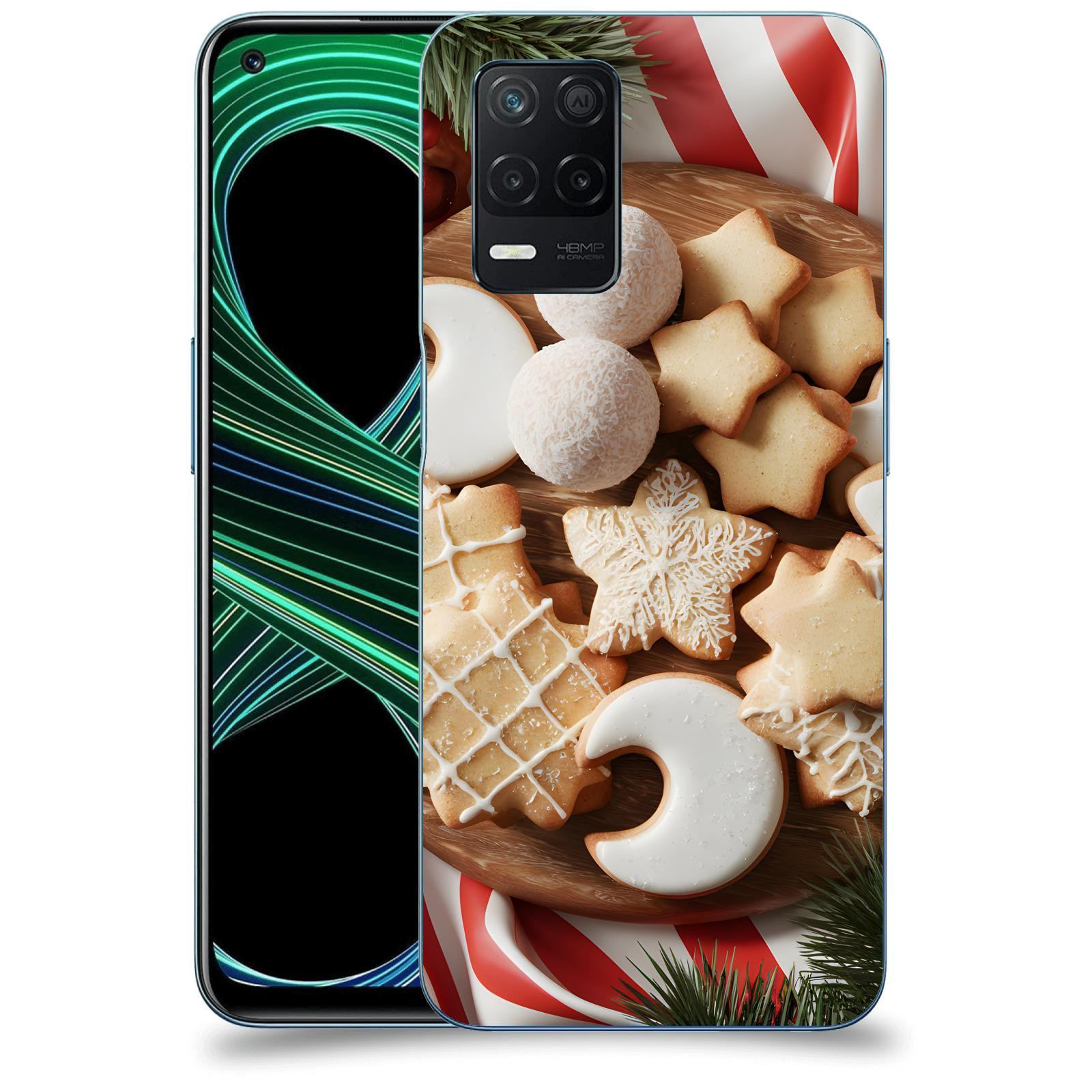 ACOVER Kryt na mobil Realme 8 5G - Vánoční cukroví 2