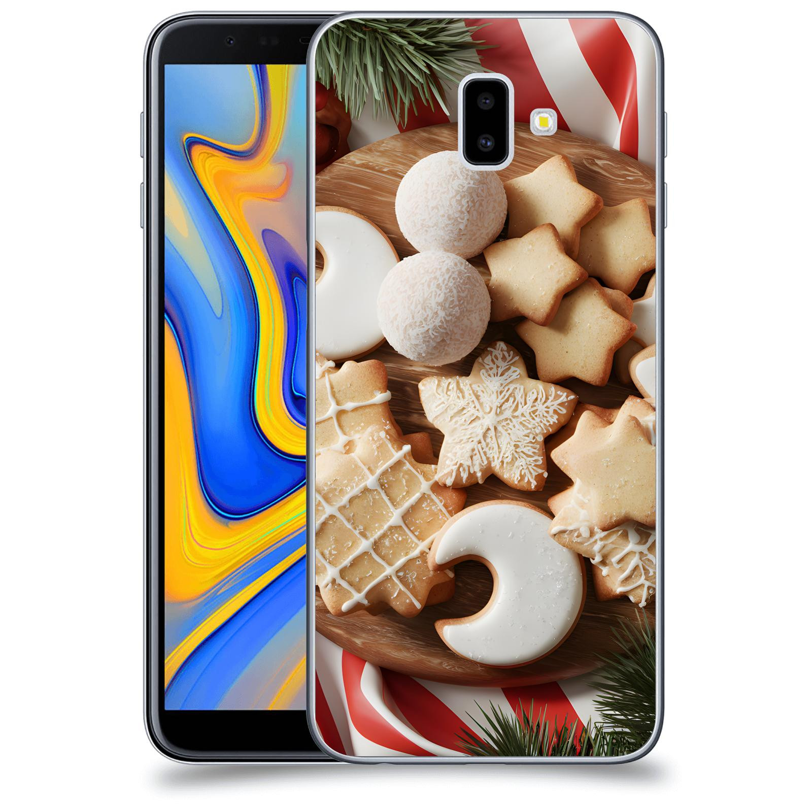 ACOVER Kryt na mobil Samsung Galaxy J6+ J610F - Vánoční cukroví 2